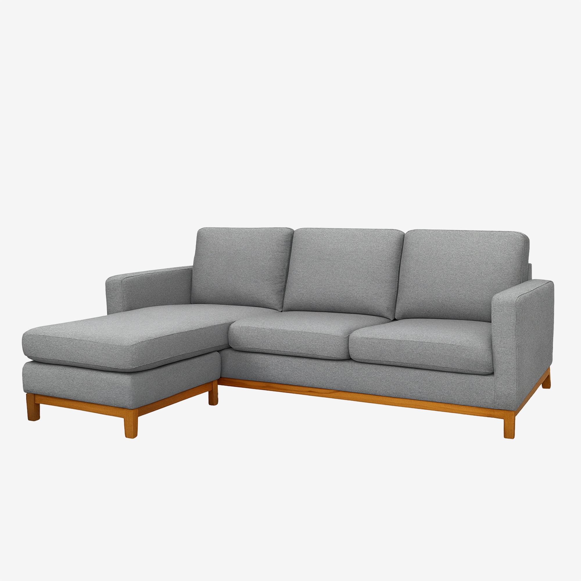 Noah Reversible L-Shaped Fabric Sofa - Left