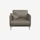 Portage Leather Armchair Satine Taupe