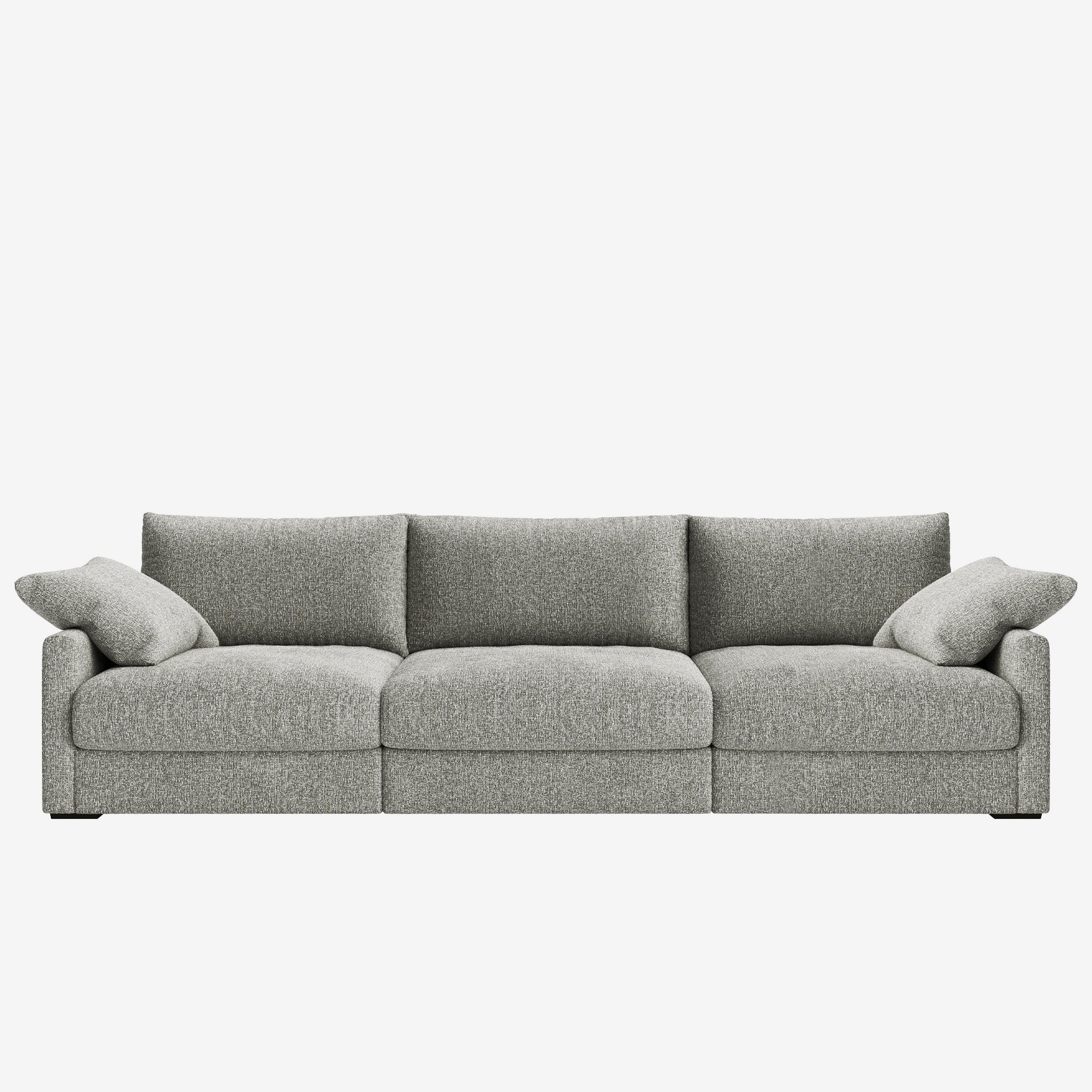 Melo 4 Seater Fabric Sofa Storm