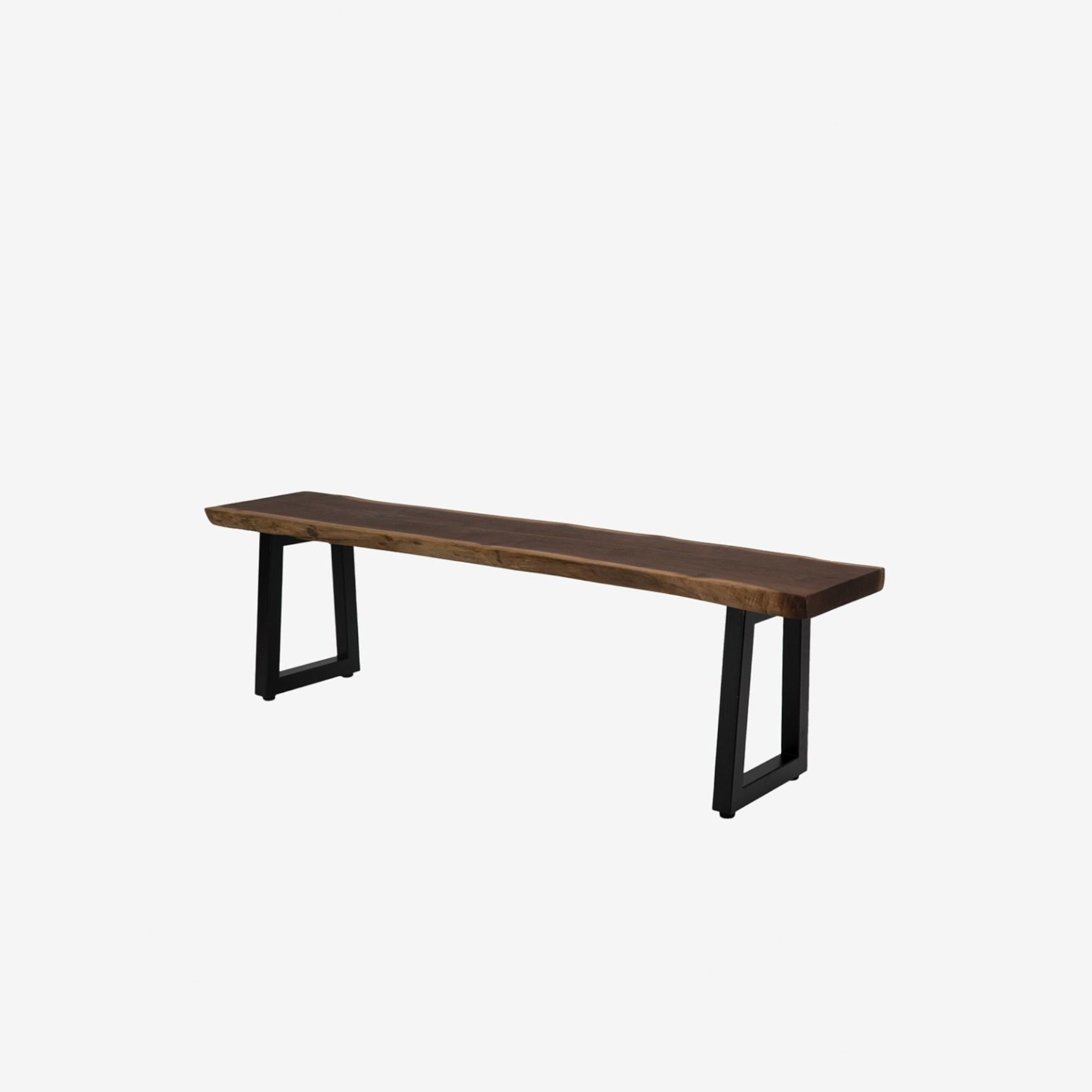Ralph Bench Black Walnut Bench Legs Black