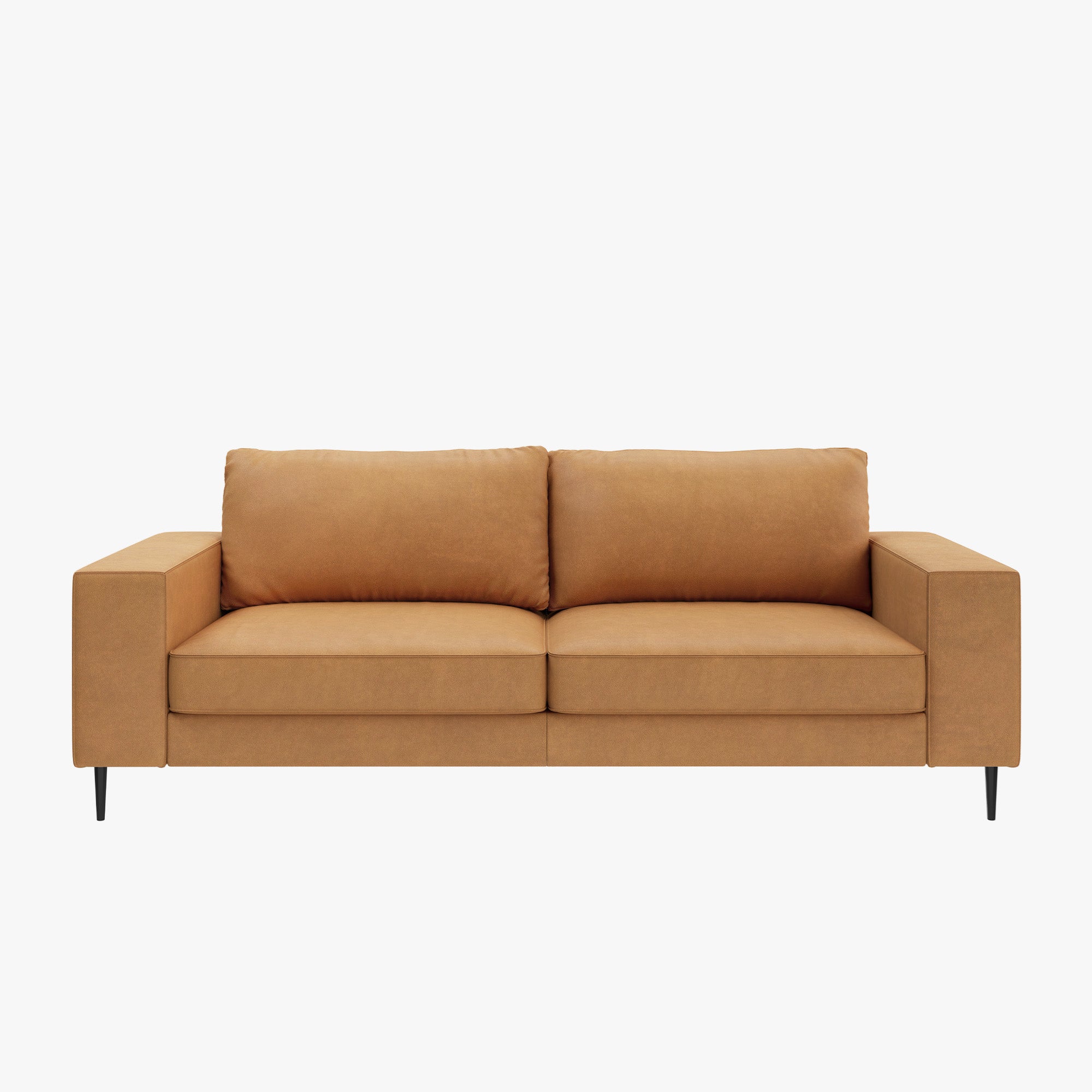 Reilly 3 Seater Leather Sofa Kansas Cognac