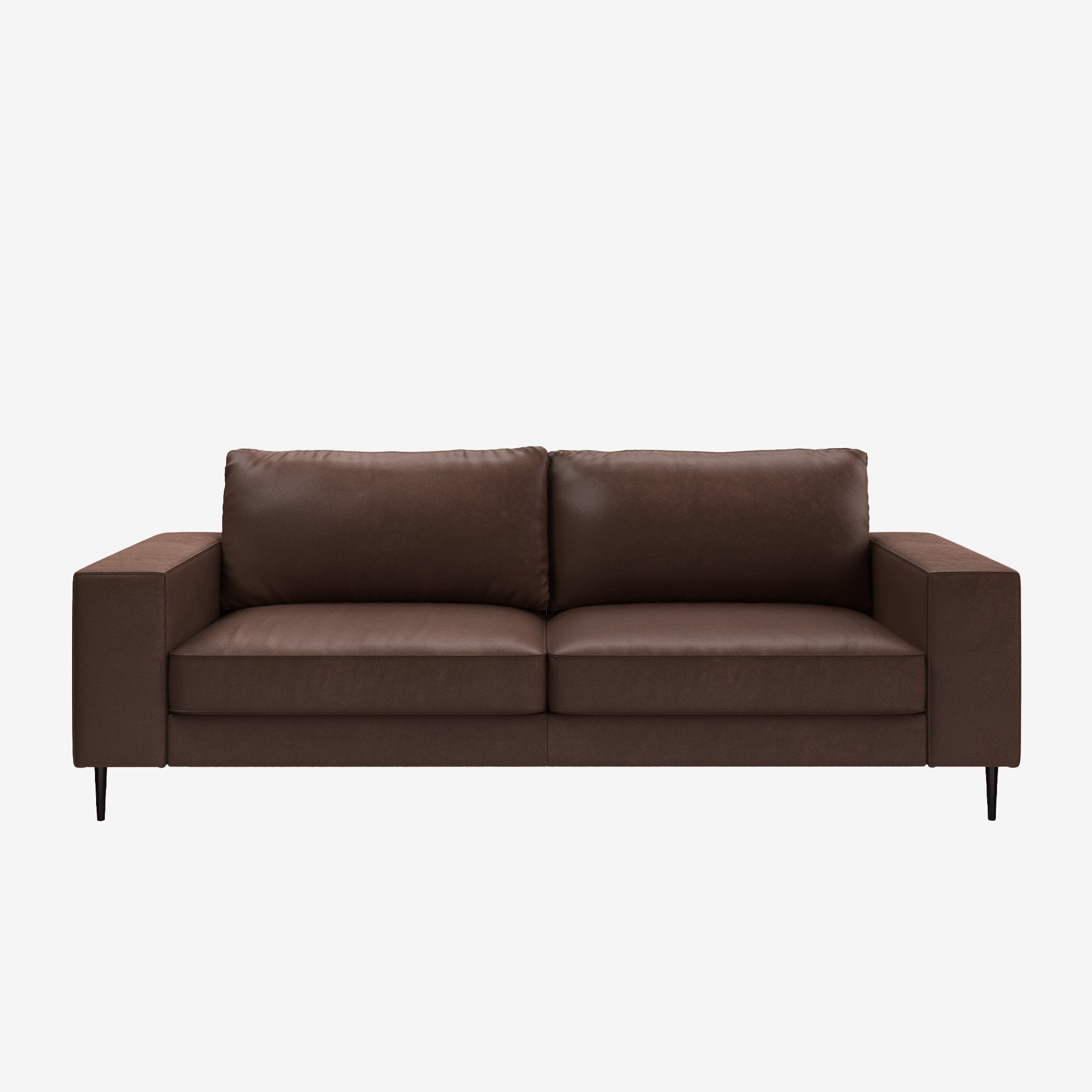 Reilly 3 Seater Leather Sofa Chester Walnut