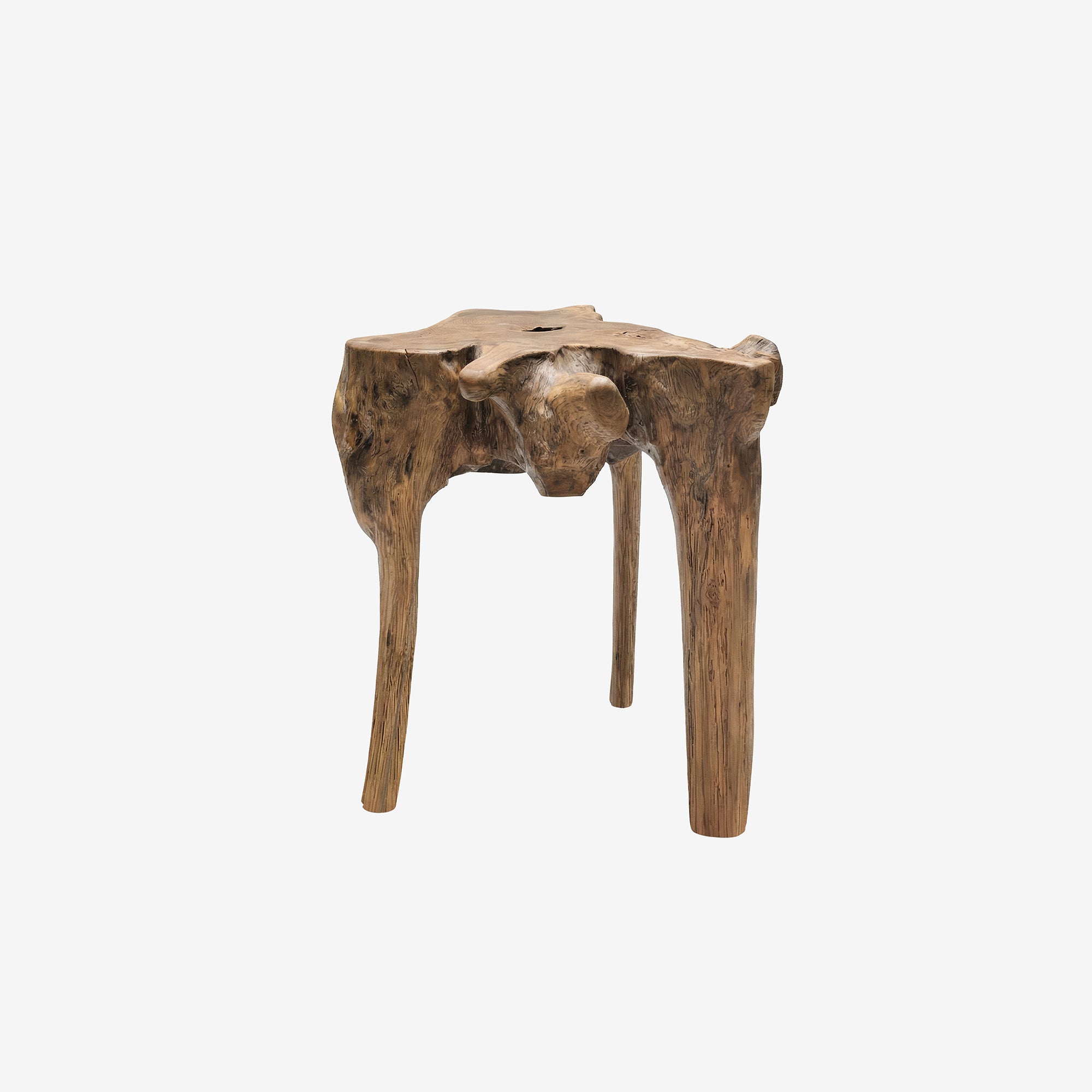 Root Side Table Natural Front