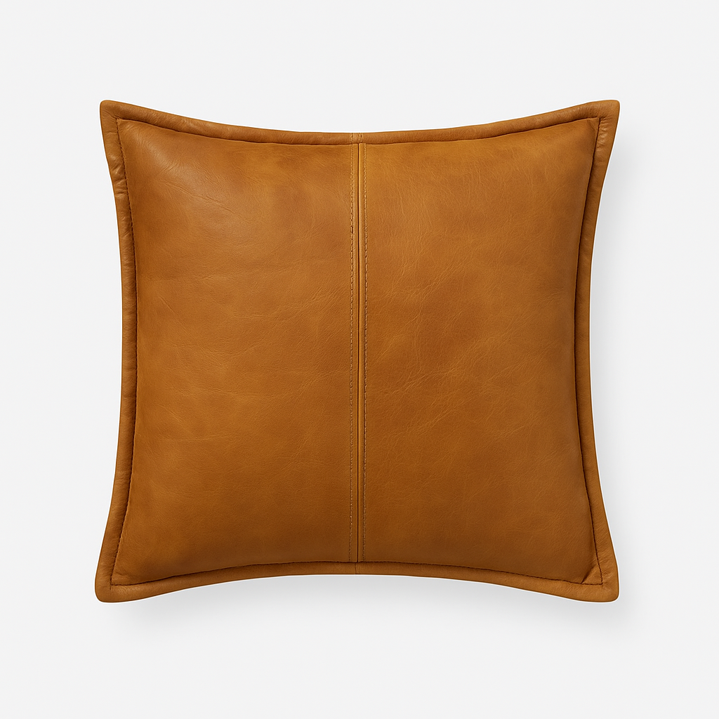 Square Leather Cushion