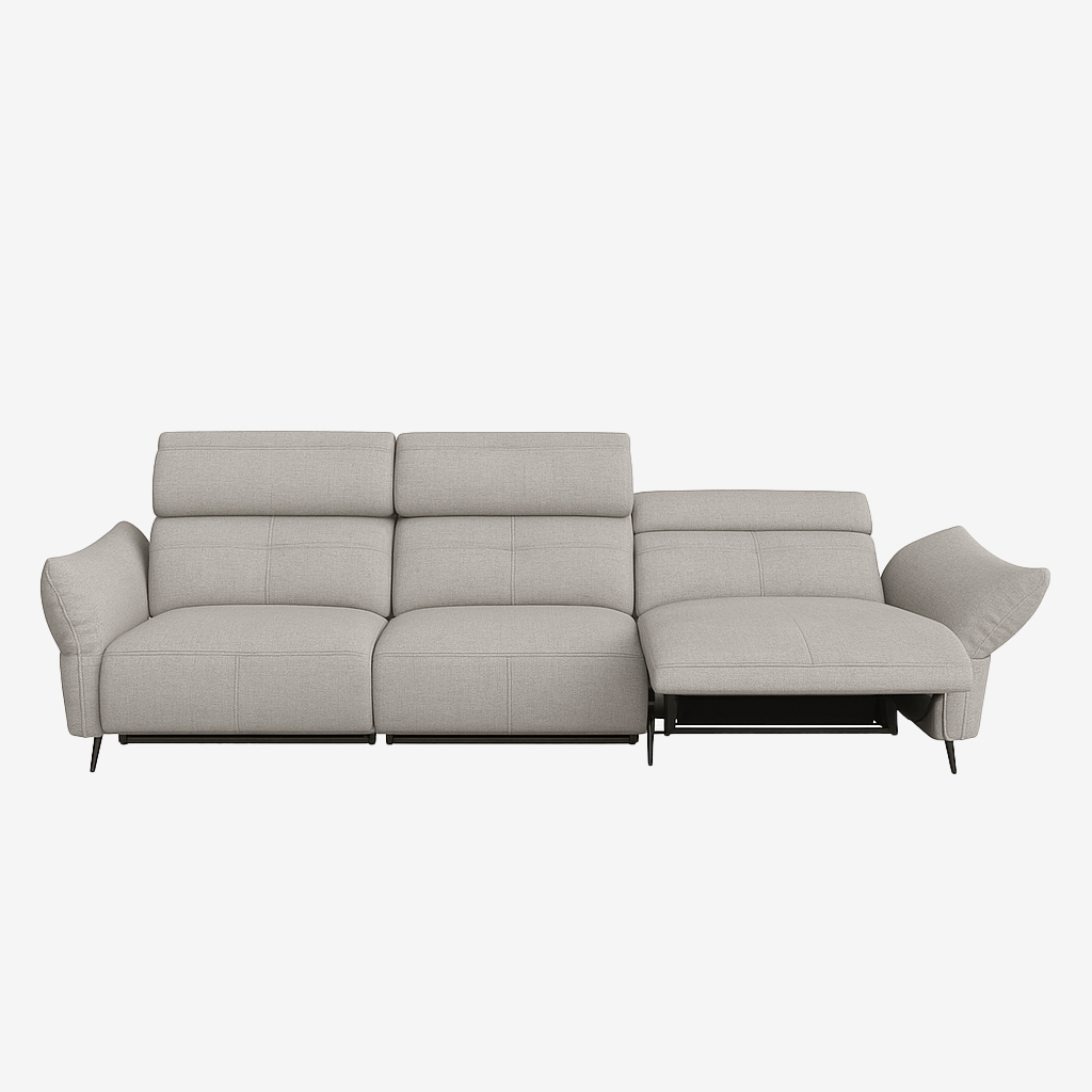 Vermont 4 Seater Fabric Recliner Sofa