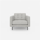 Arya Fabric Armchair - Grey