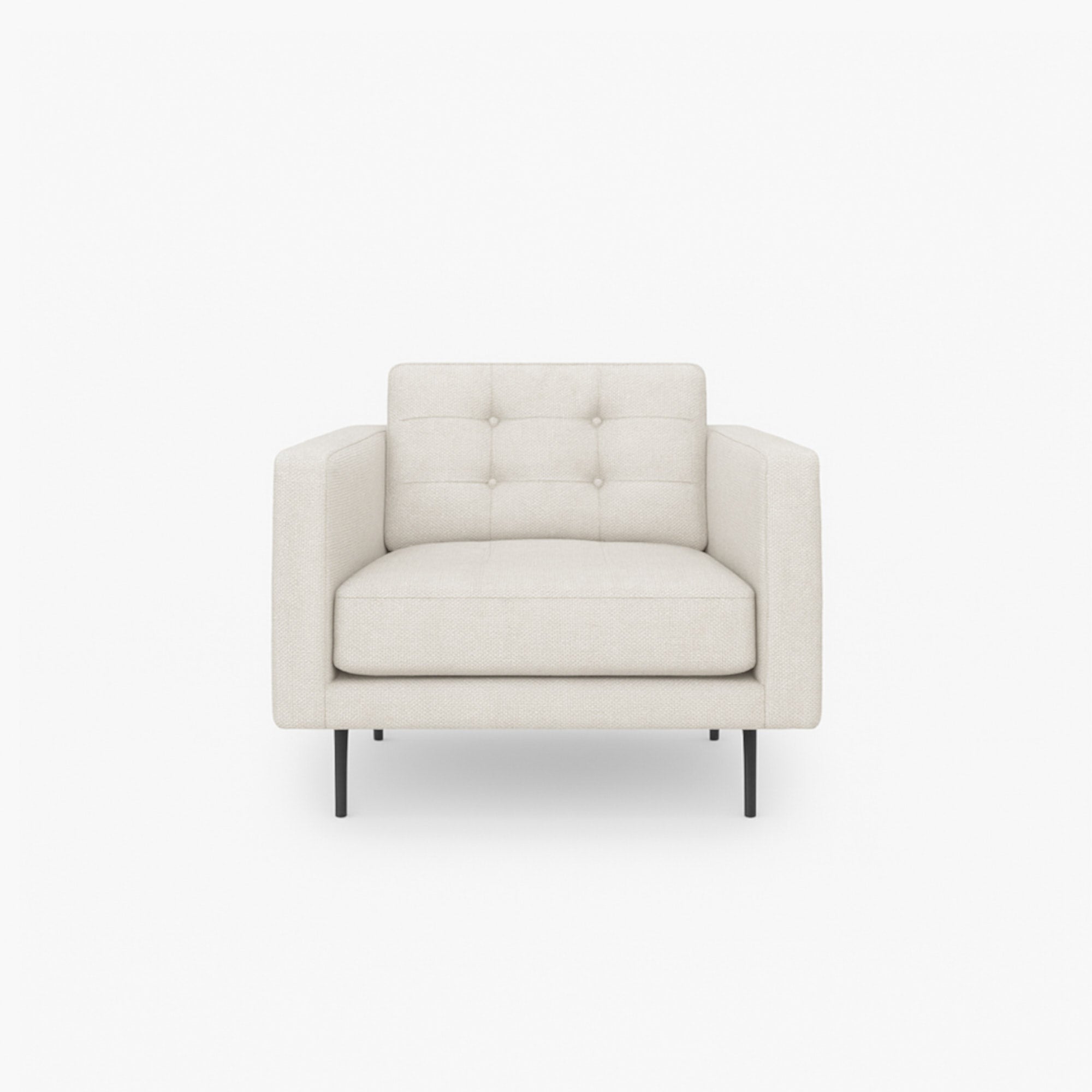 Arya Fabric Armchair - Sand