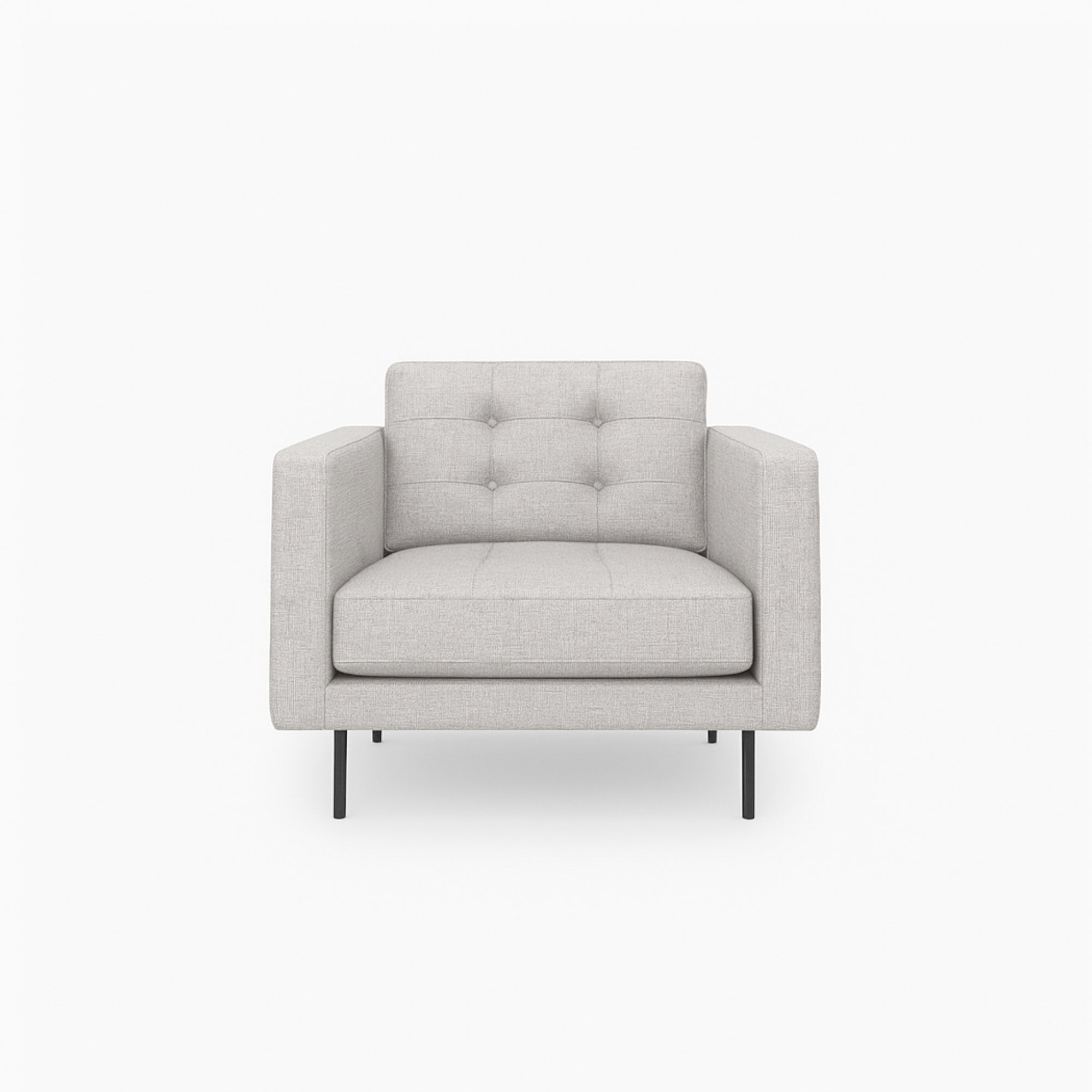 Arya Fabric Armchair - Stone