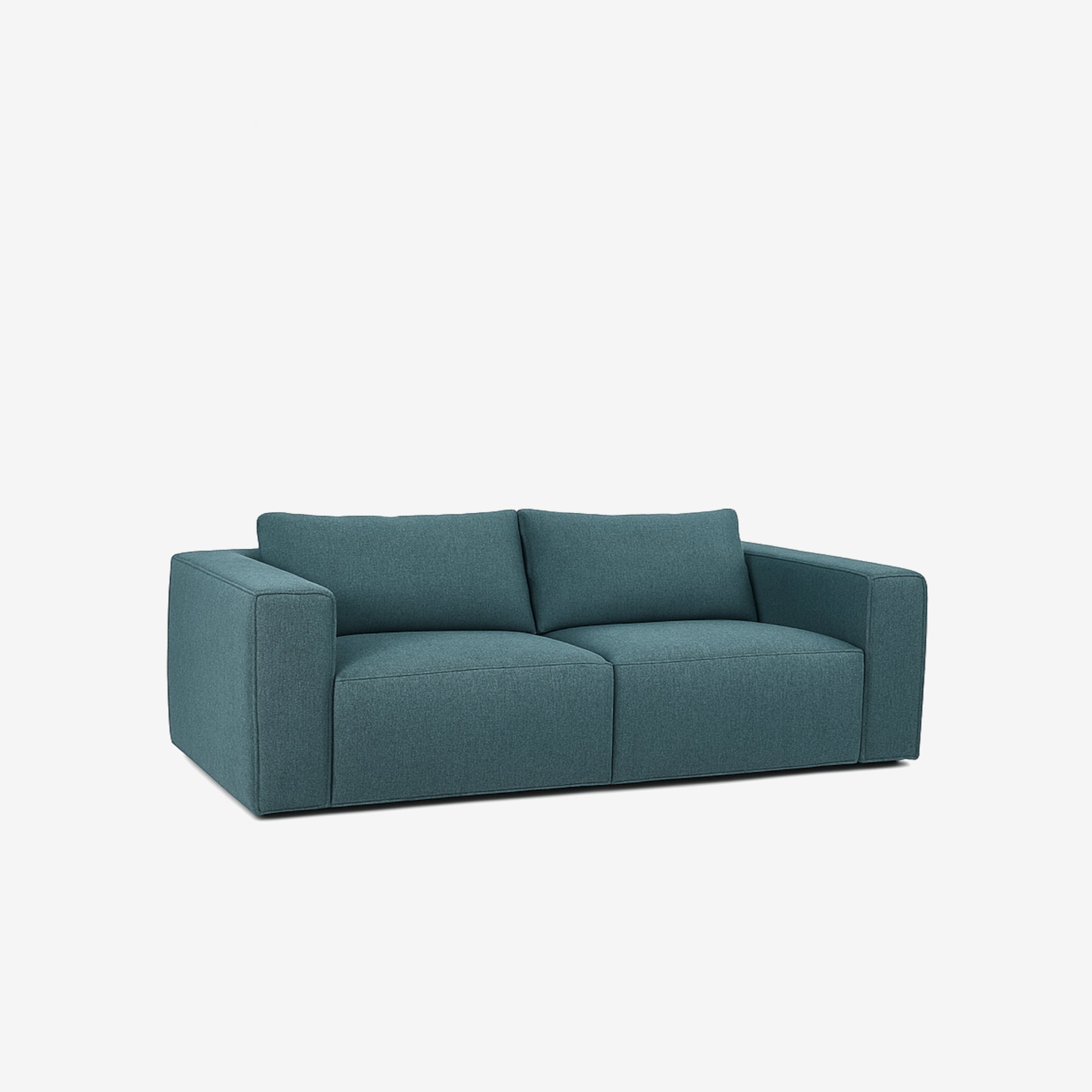 Beaumont 2 Seater Fabric Recliner Sofa - Ocean