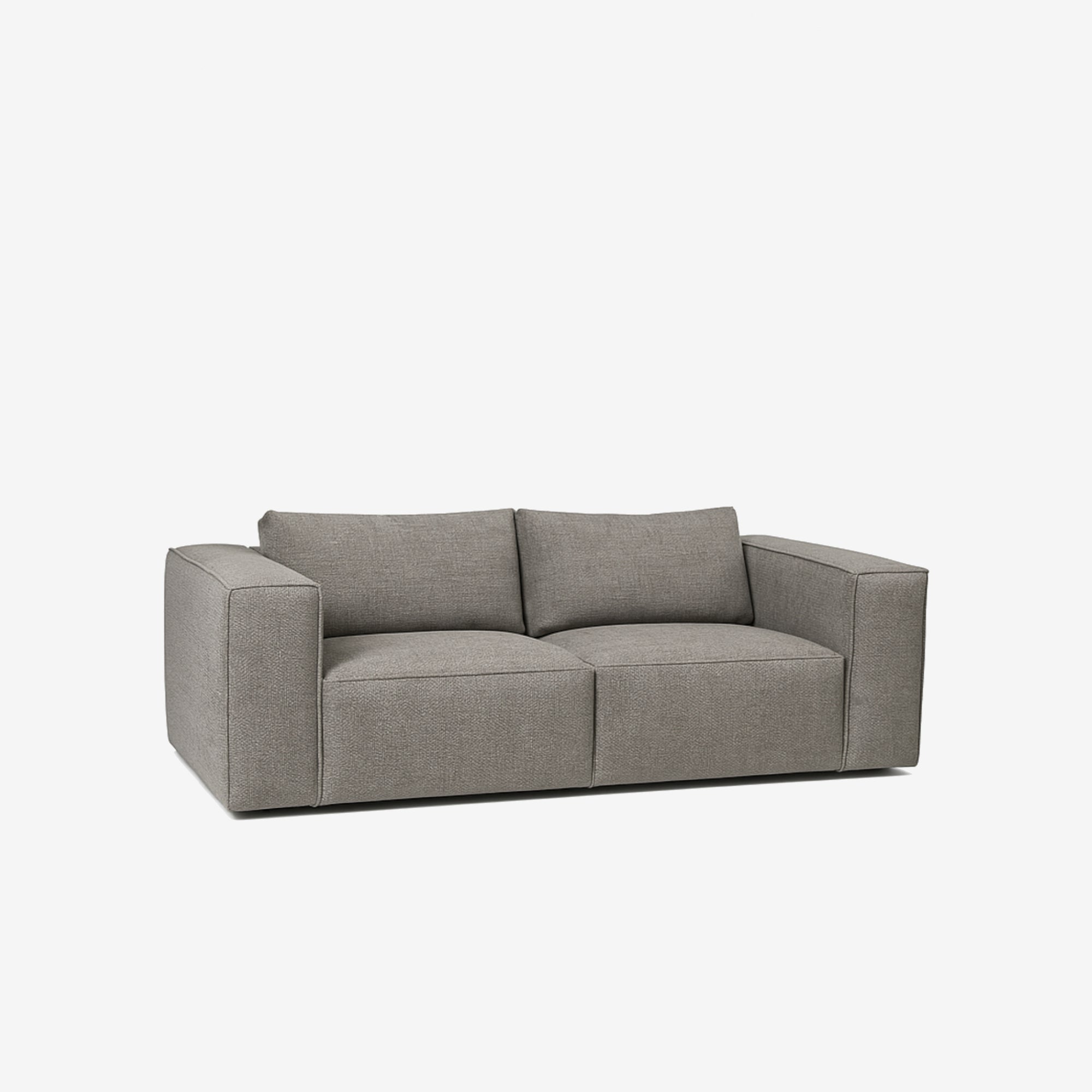 Beaumont 2 Seater Fabric Recliner Sofa Rhino