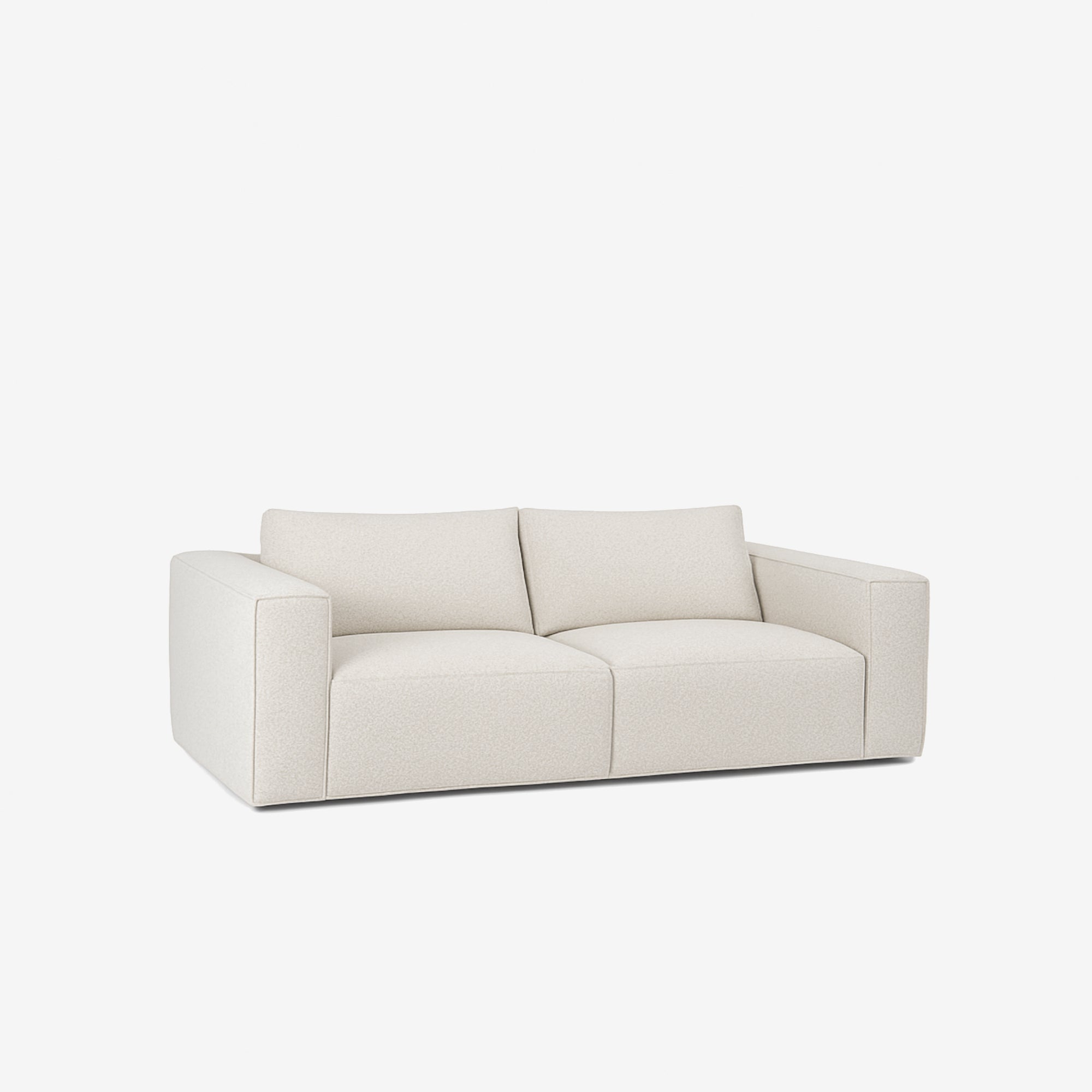 Beaumont 2 Seater Fabric Recliner Sofa - Seashell