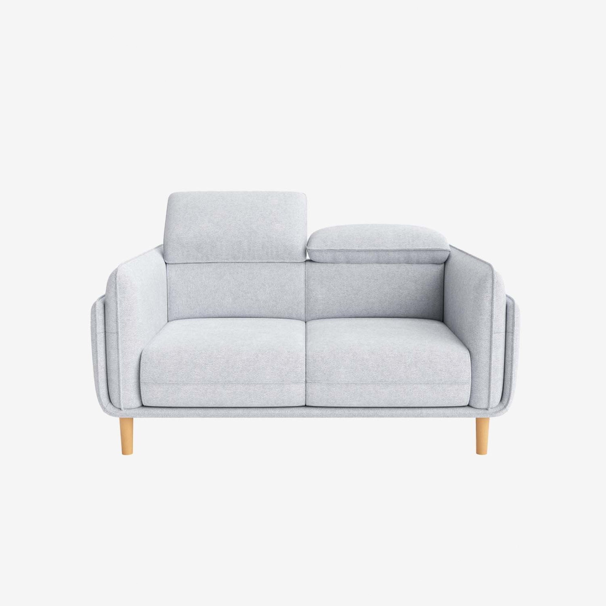 Cairo 2 Seater Fabric Sofa Grey