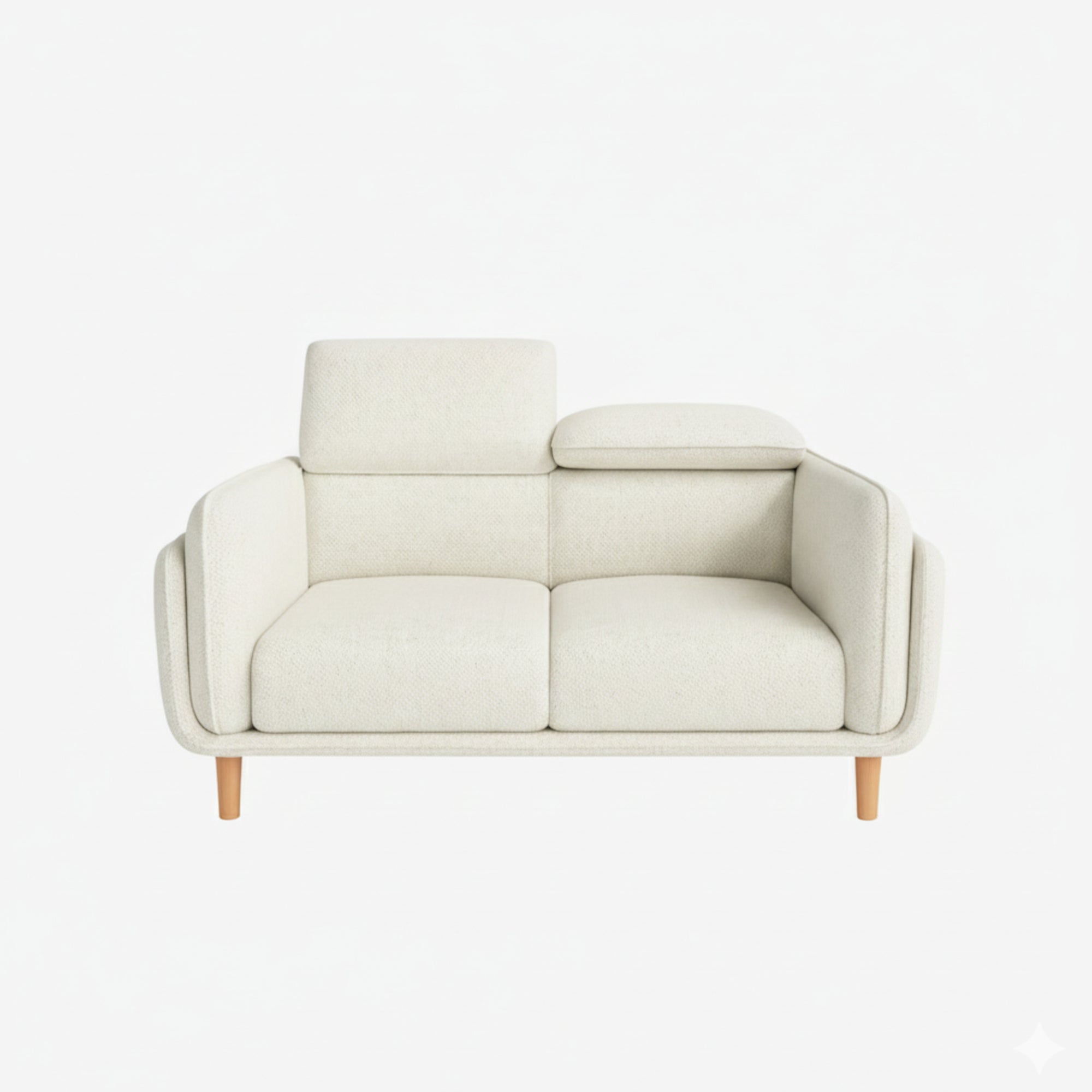 Cairo 2 Seater Fabric Sofa Ivory