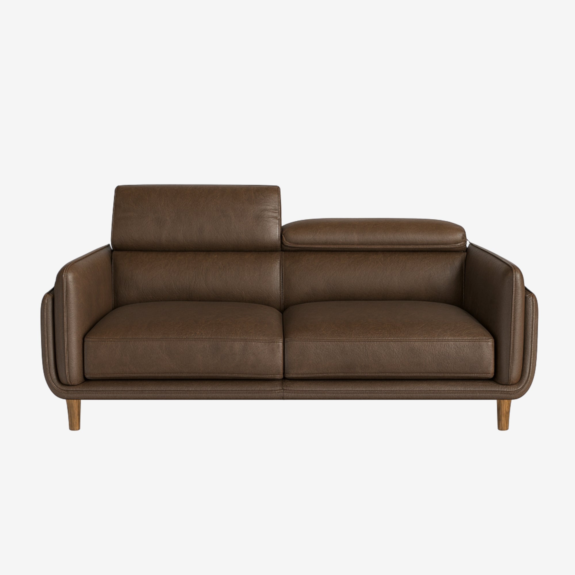 Cairo 3 Seater Leather Sofa - Chester Cocoa