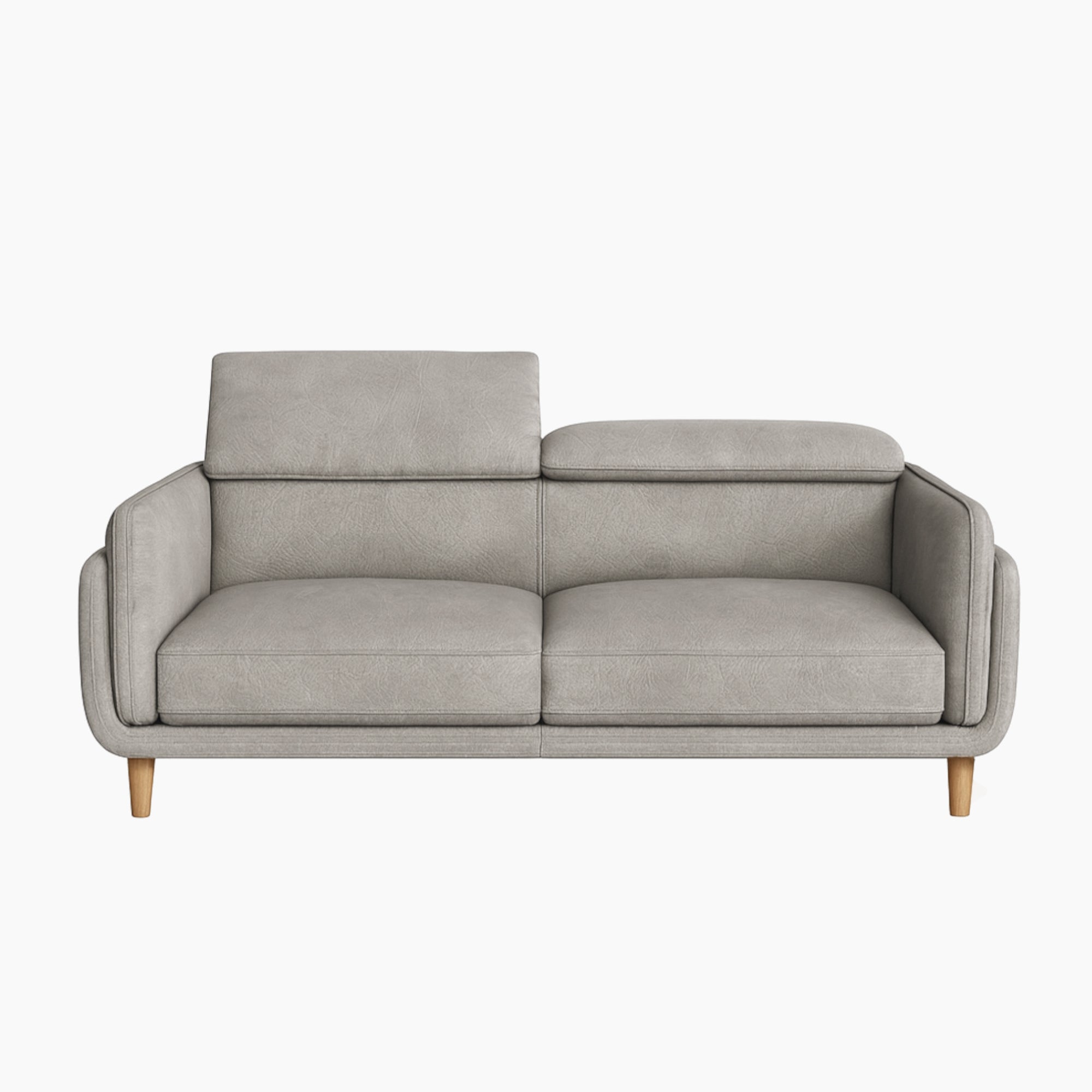Cairo 3 Seater Leather Sofa - Chester Haze