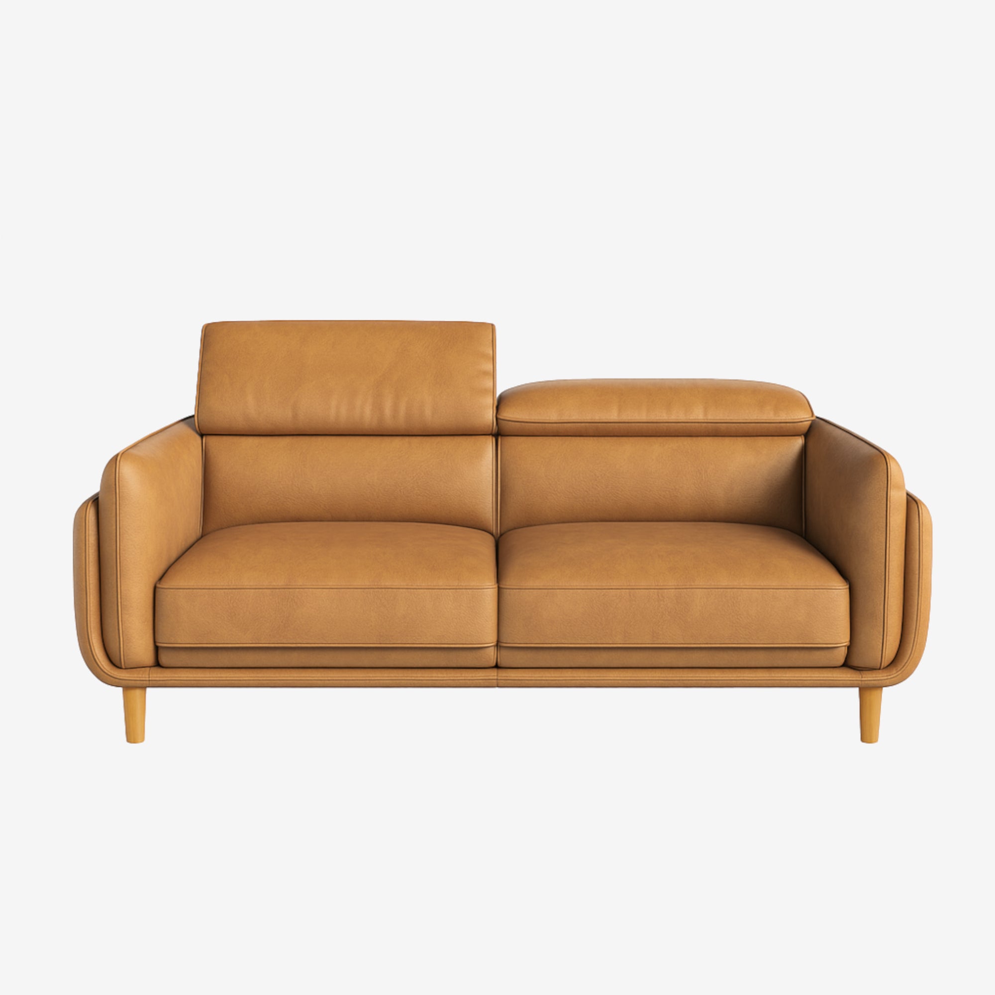 Cairo 3 Seater Leather Sofa - Chester Tan