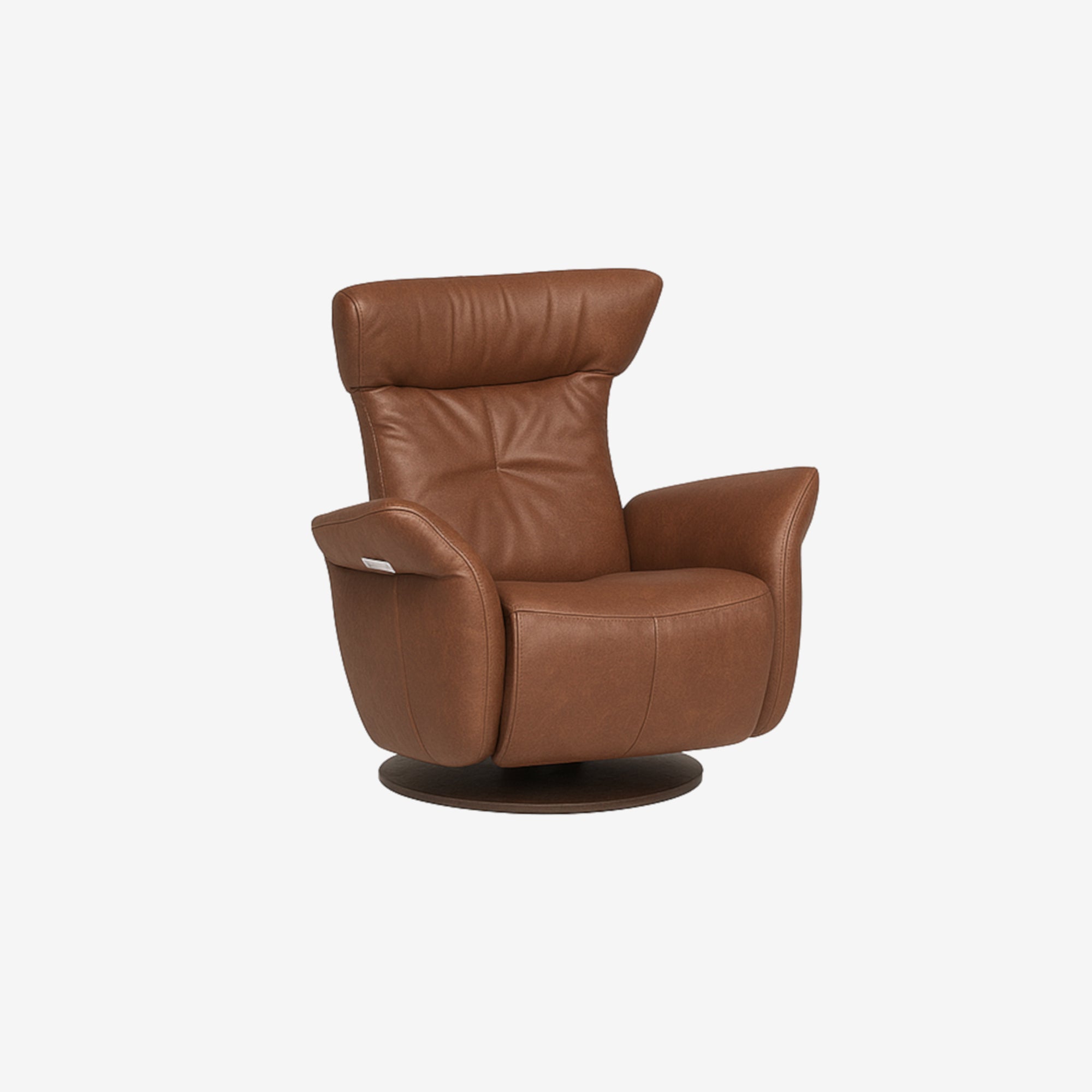 Hayley Armchair Satine Natural Brown
