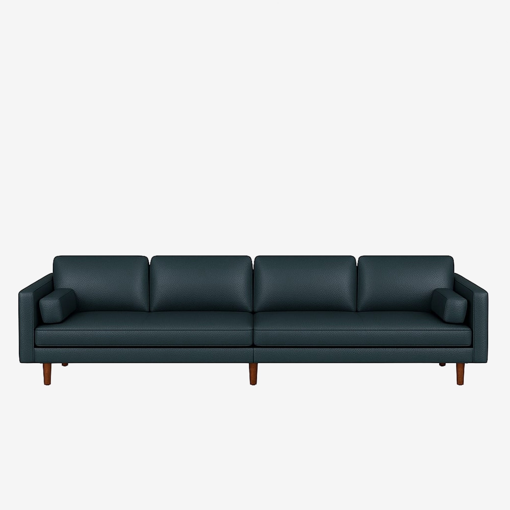 Hugh 4 Seater Leather Sofa - Rio Indigo