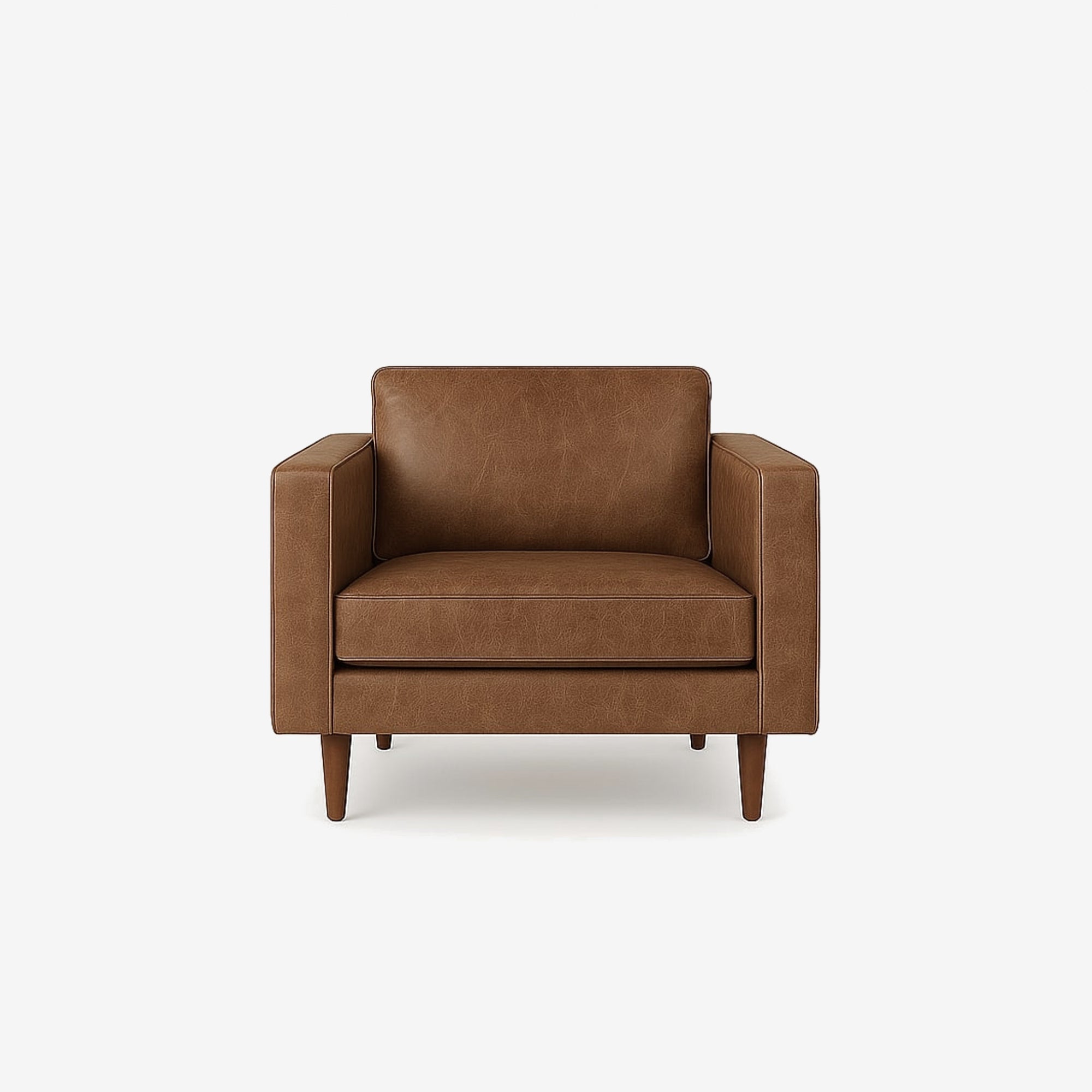 Hugh Leather Armchair - Chester Cocoa