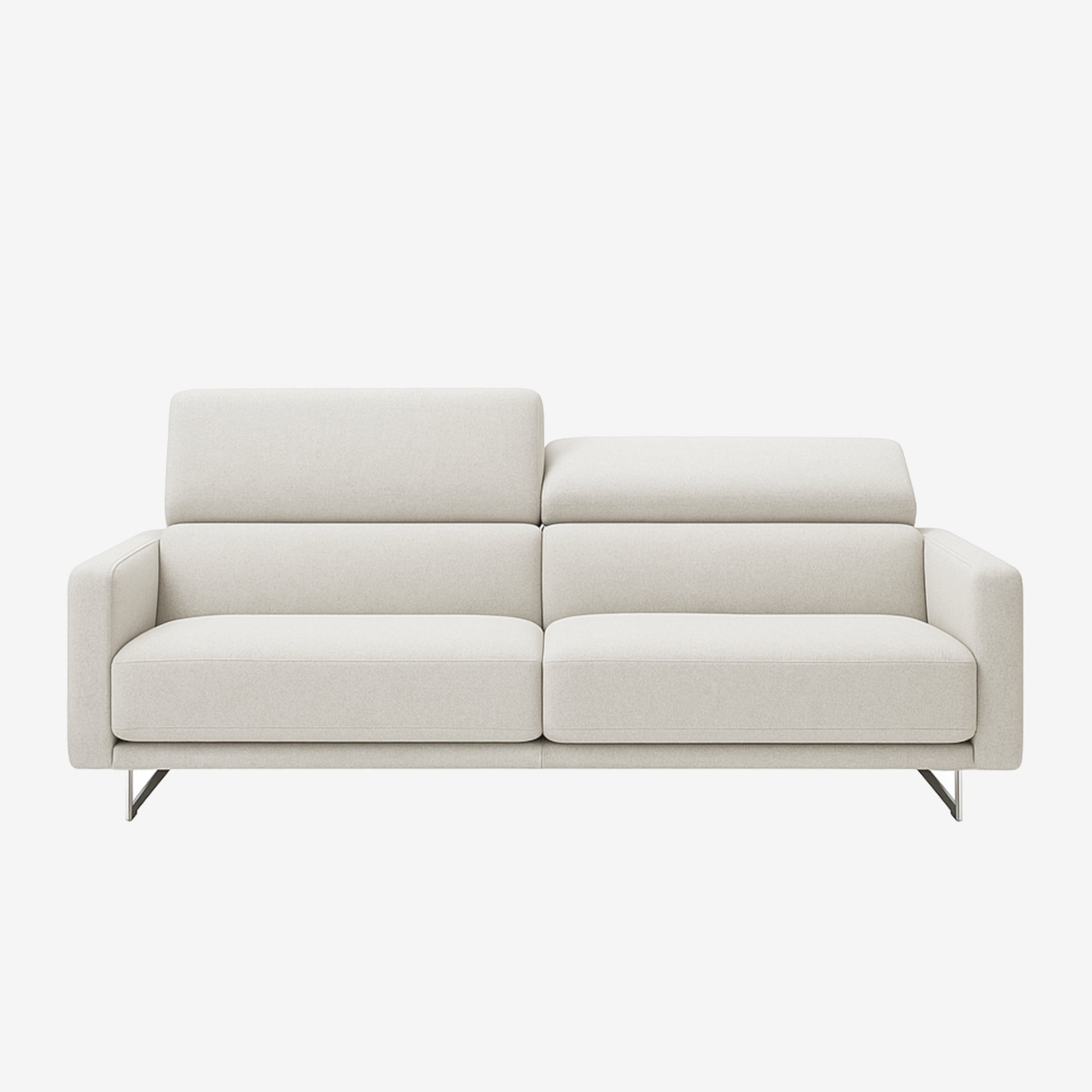 Maison 3 Seater Fabric Sofa White
