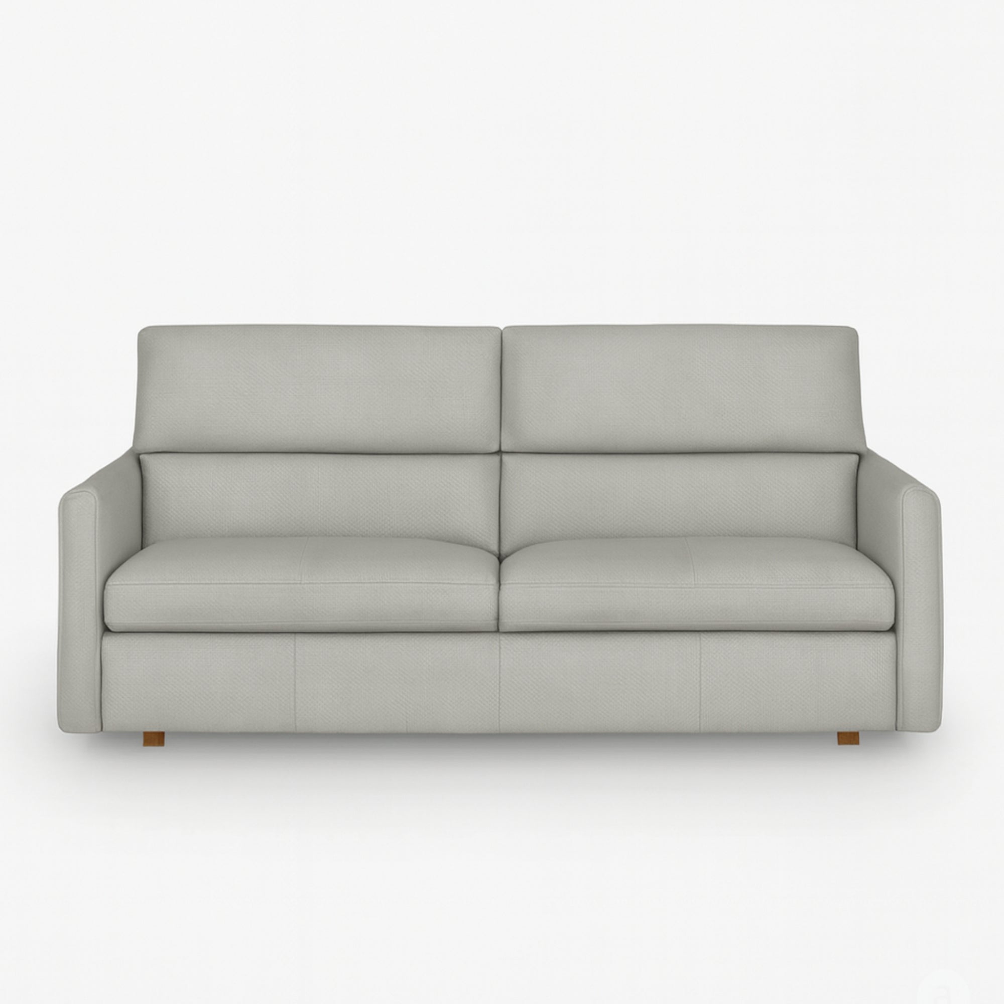 Maison 3 Seater Leather Sofa Bed - Rio Light Taupe