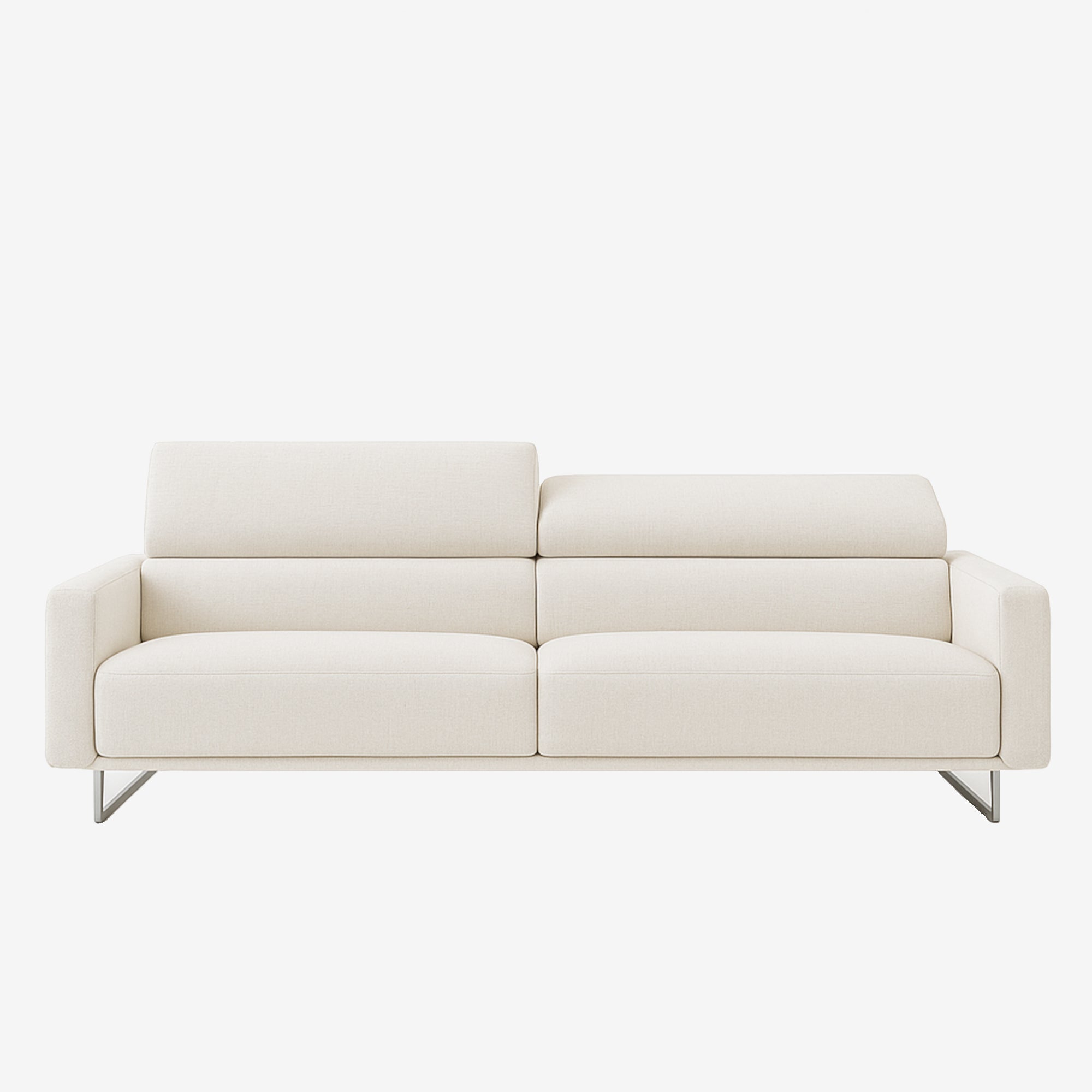 Maison 4 Seater Fabric Sofa White