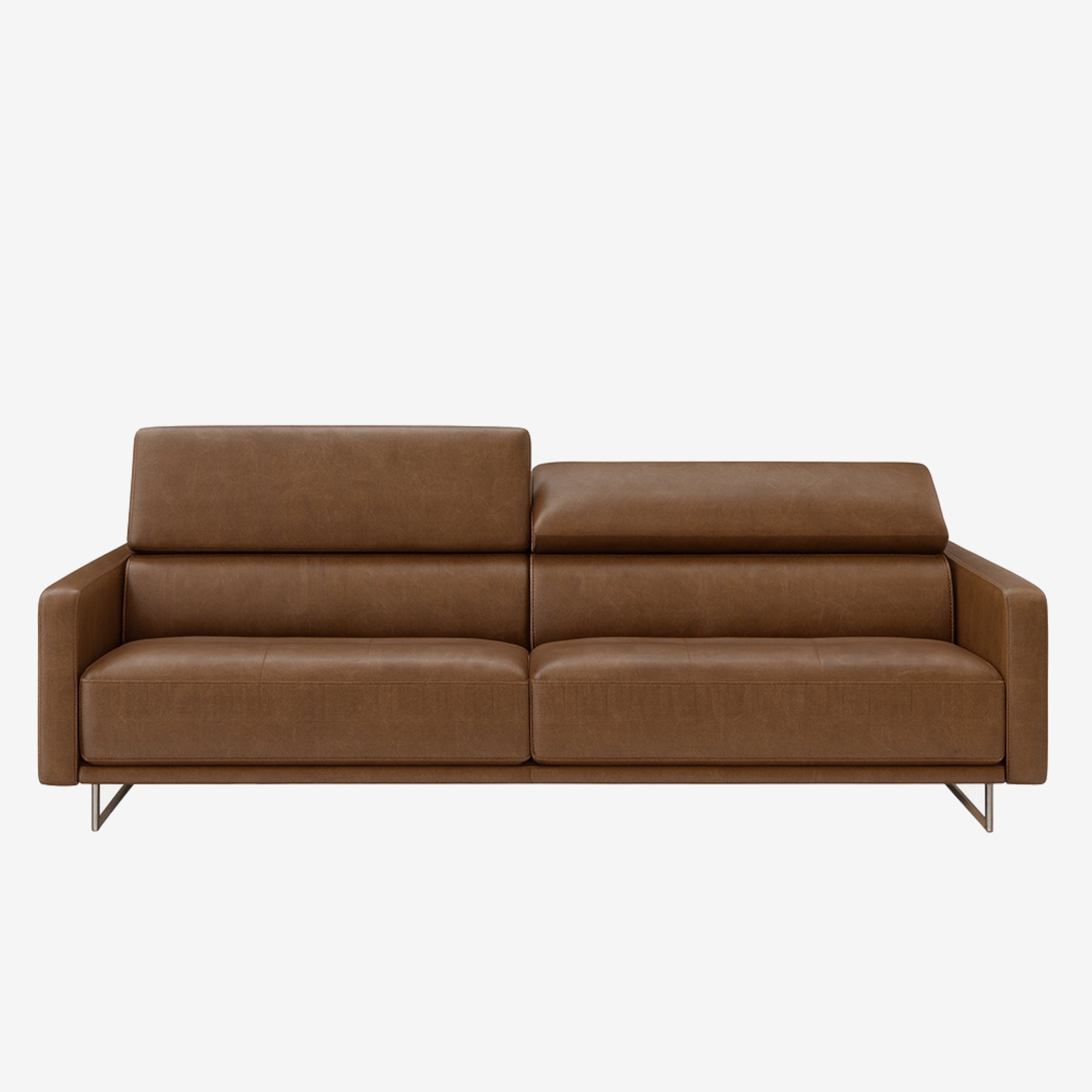 Maison 4 Seater Leather Sofa - Chester Cocoa