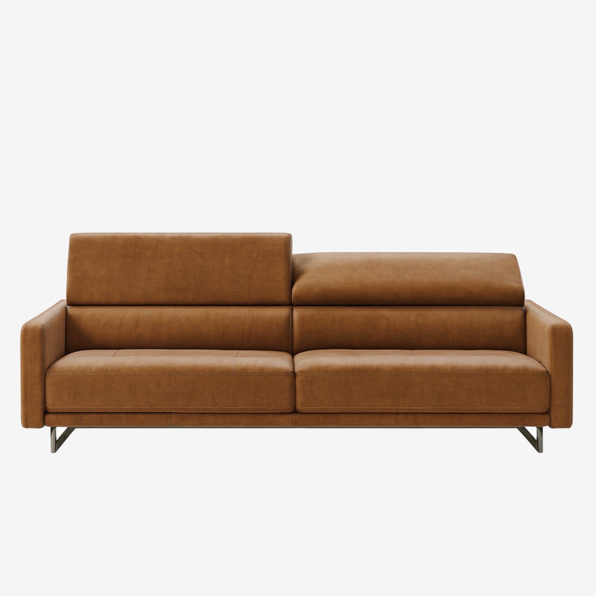 Maison 4 Seater Leather Sofa - Kansas Cognac