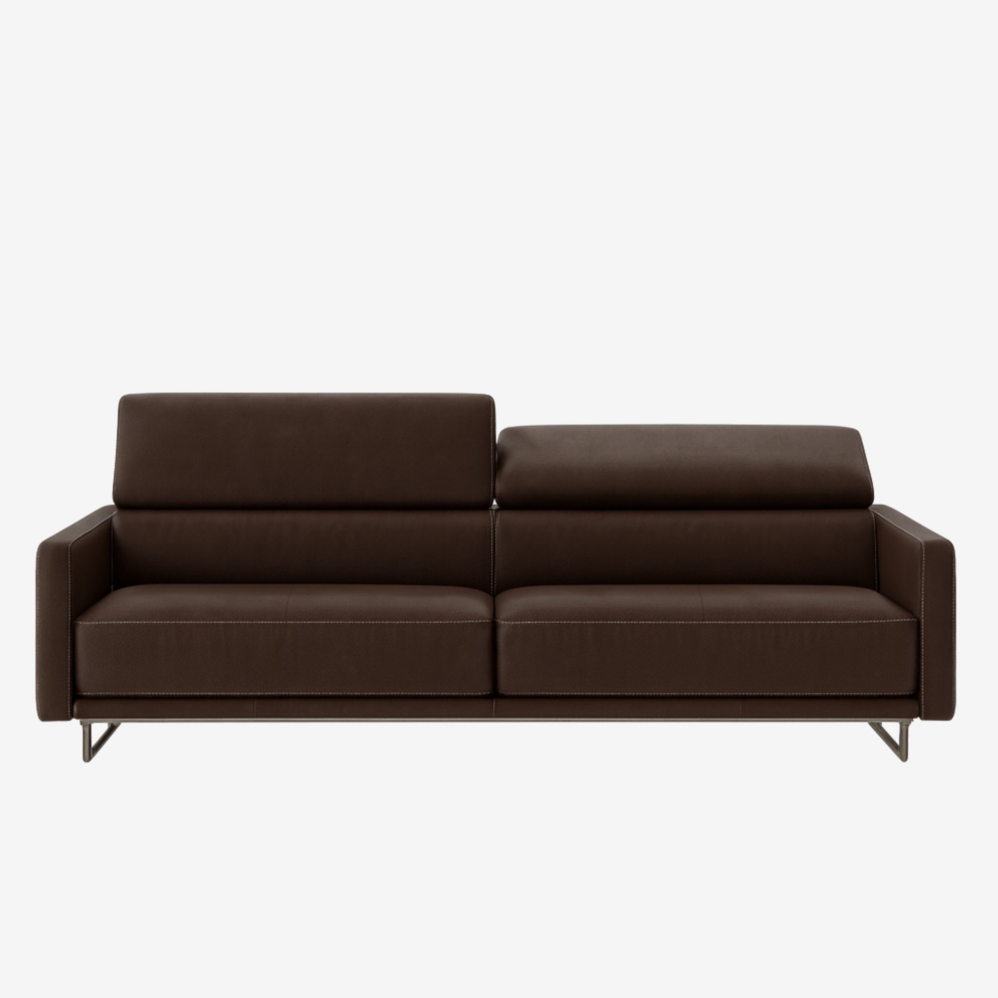 Maison 4 Seater Leather Sofa - Natural Brown