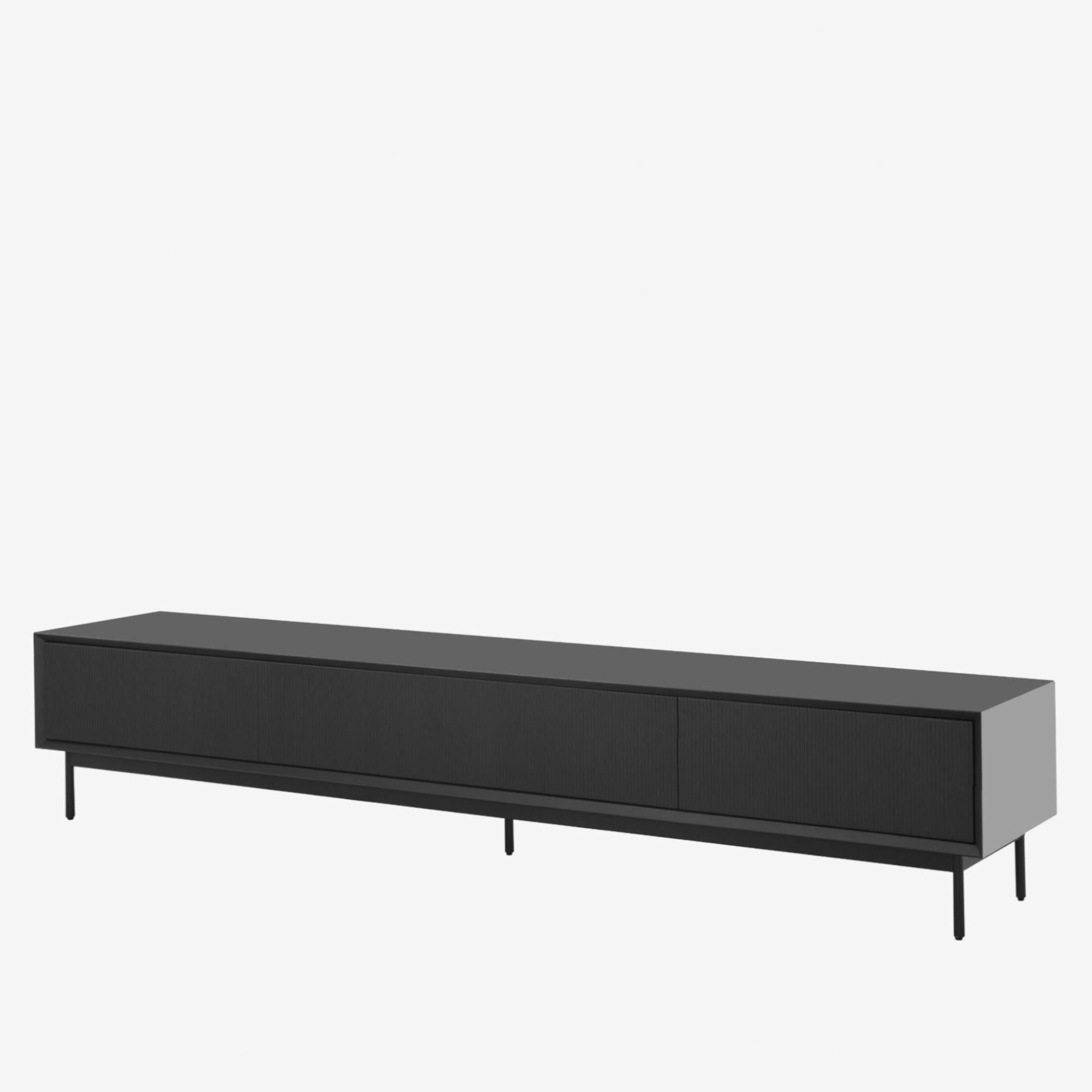 Graye TV Console 2.2m Charcoal