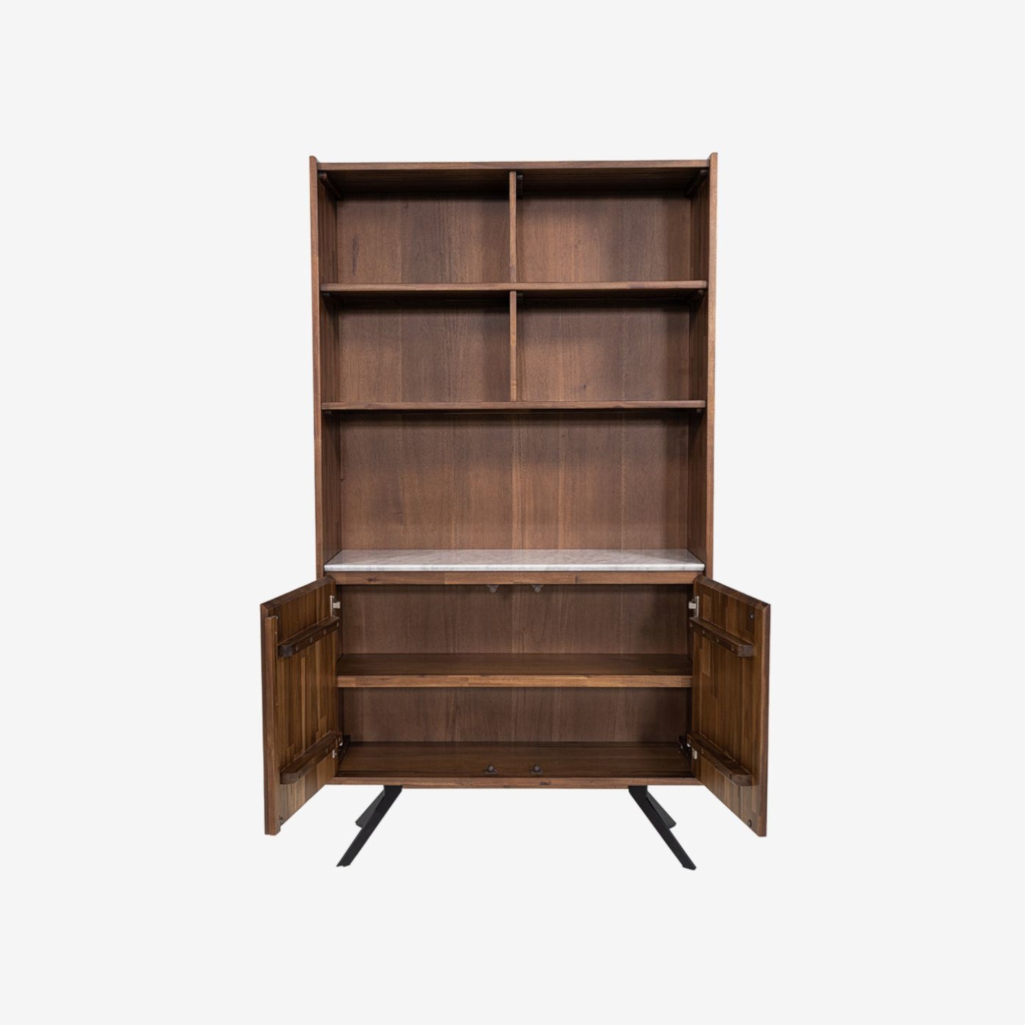 Hudson Bookcase - Mocha Walnut