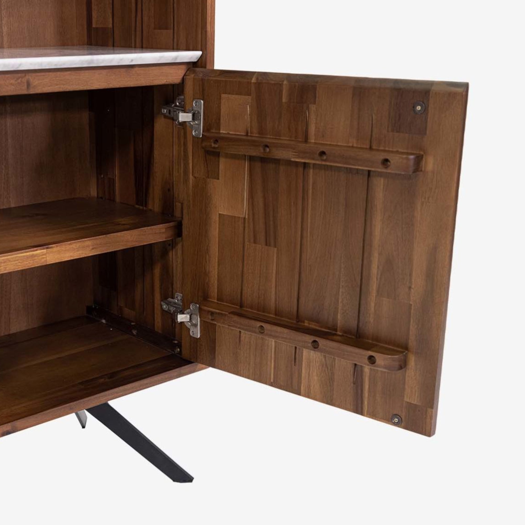 Hudson Bookcase - Mocha Walnut Detail Photo