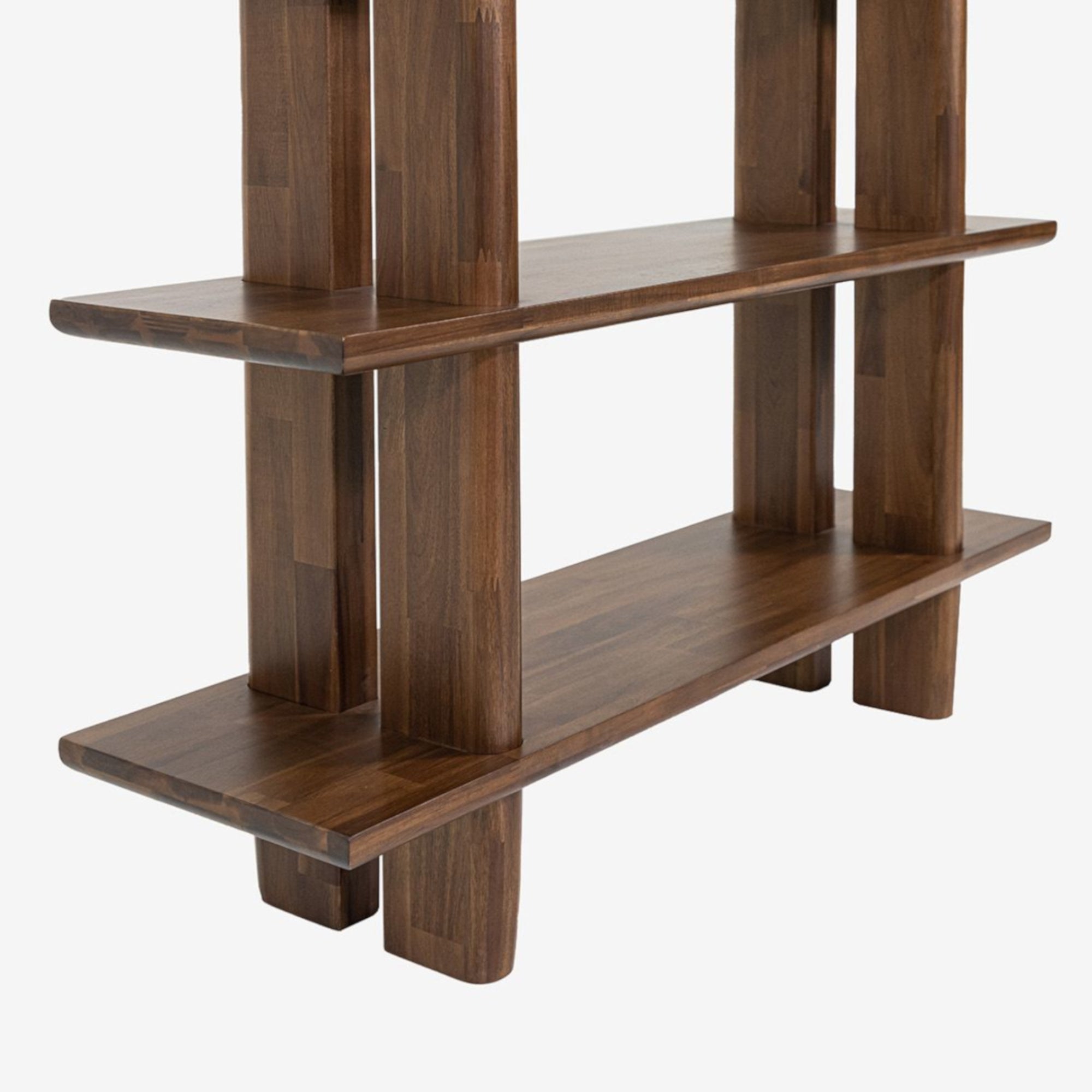 Hudson Bookshelf - Mocha Walnut Detail Photo