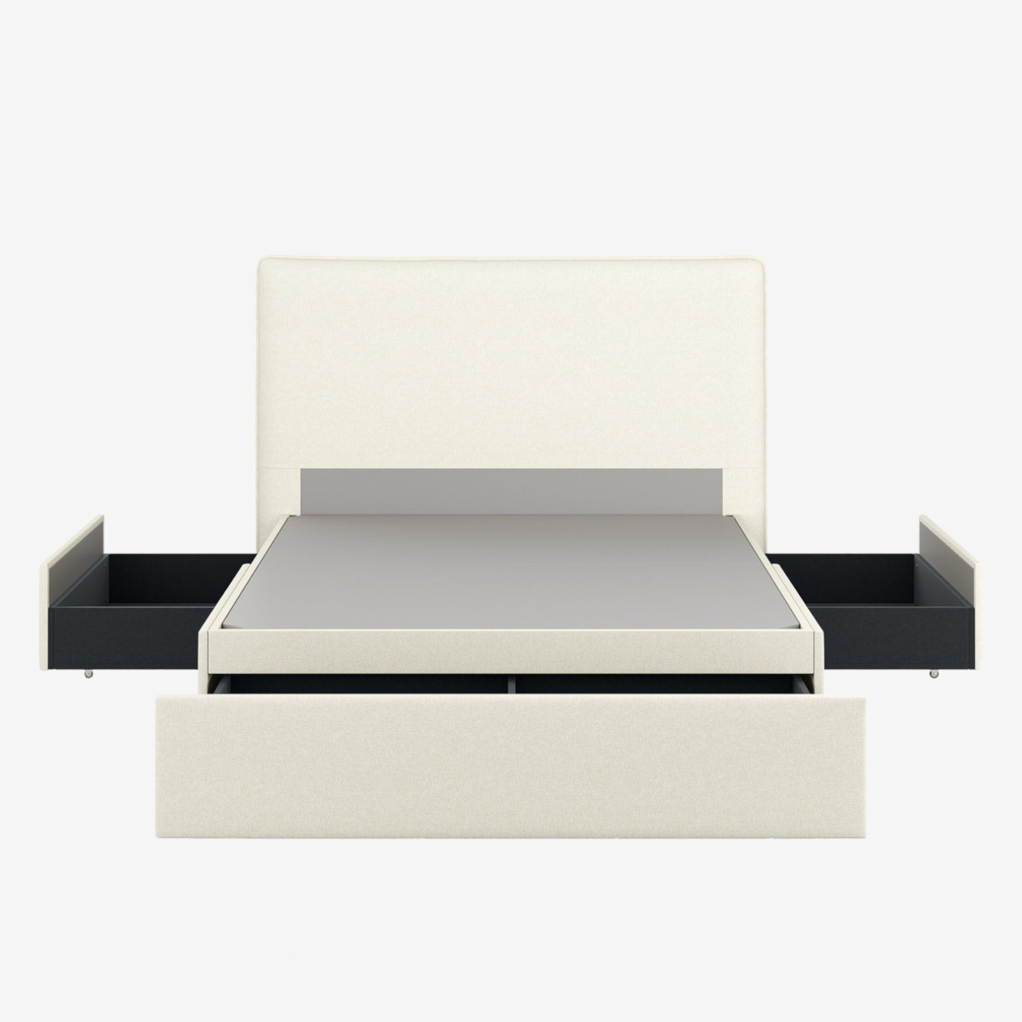 Lisbon Fabric Storage Bed King