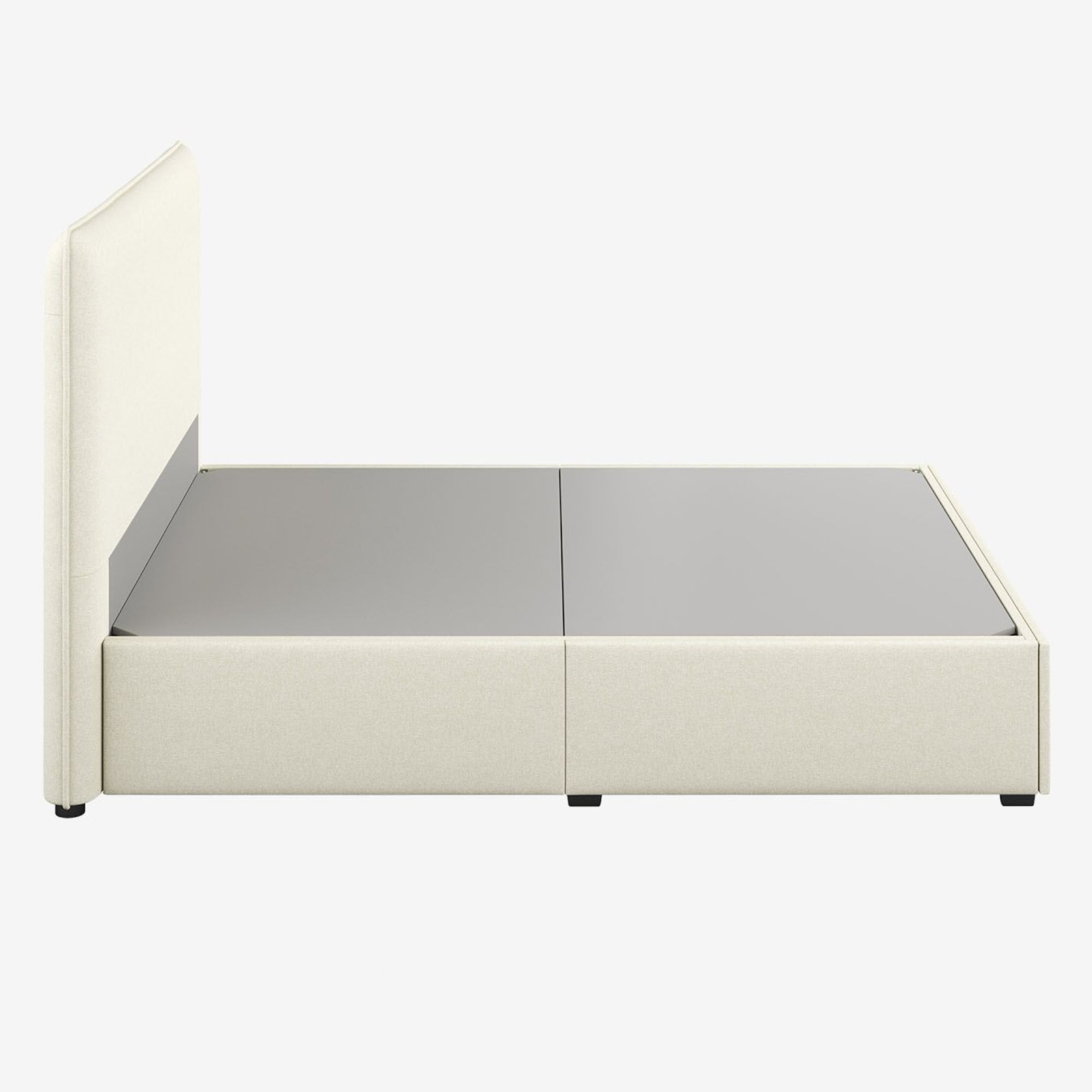 Lisbon Fabric Storage Bed King