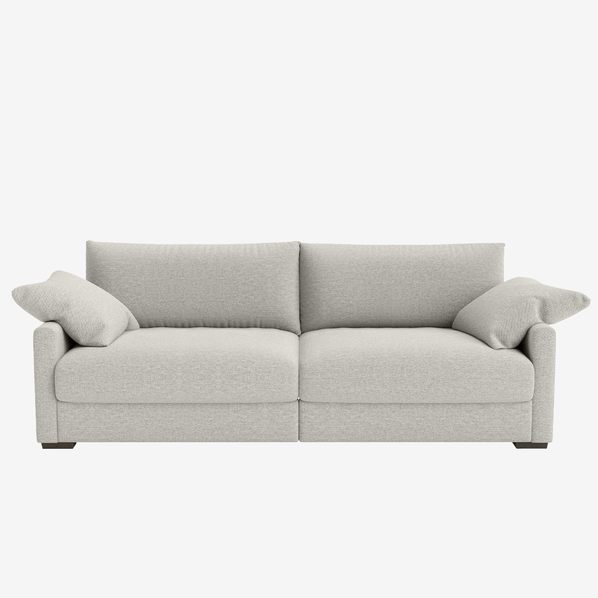 Melo 3 Seater Fabric Sofa Sand
