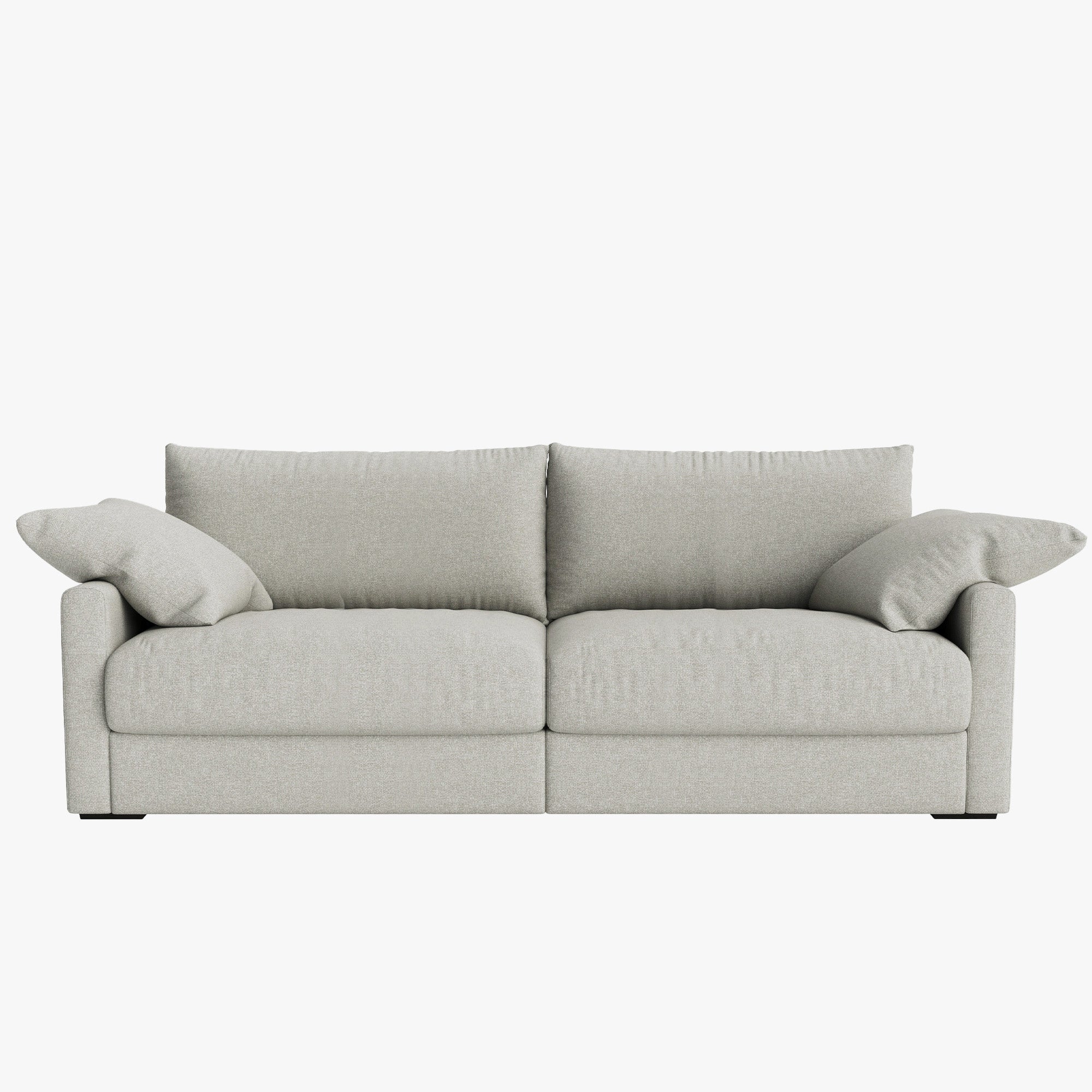 Melo 3 Seater Fabric Sofa Stone