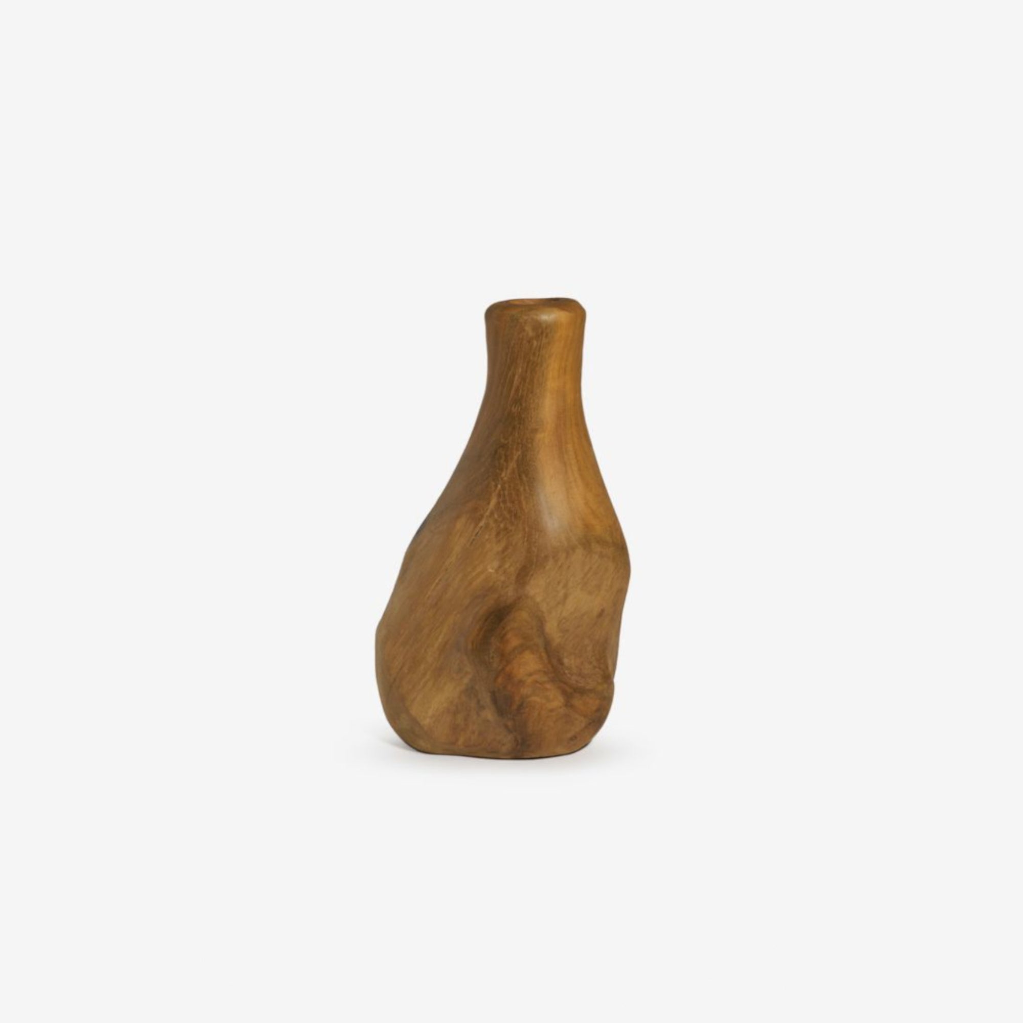 Teak Vase Large Woodware - Natural