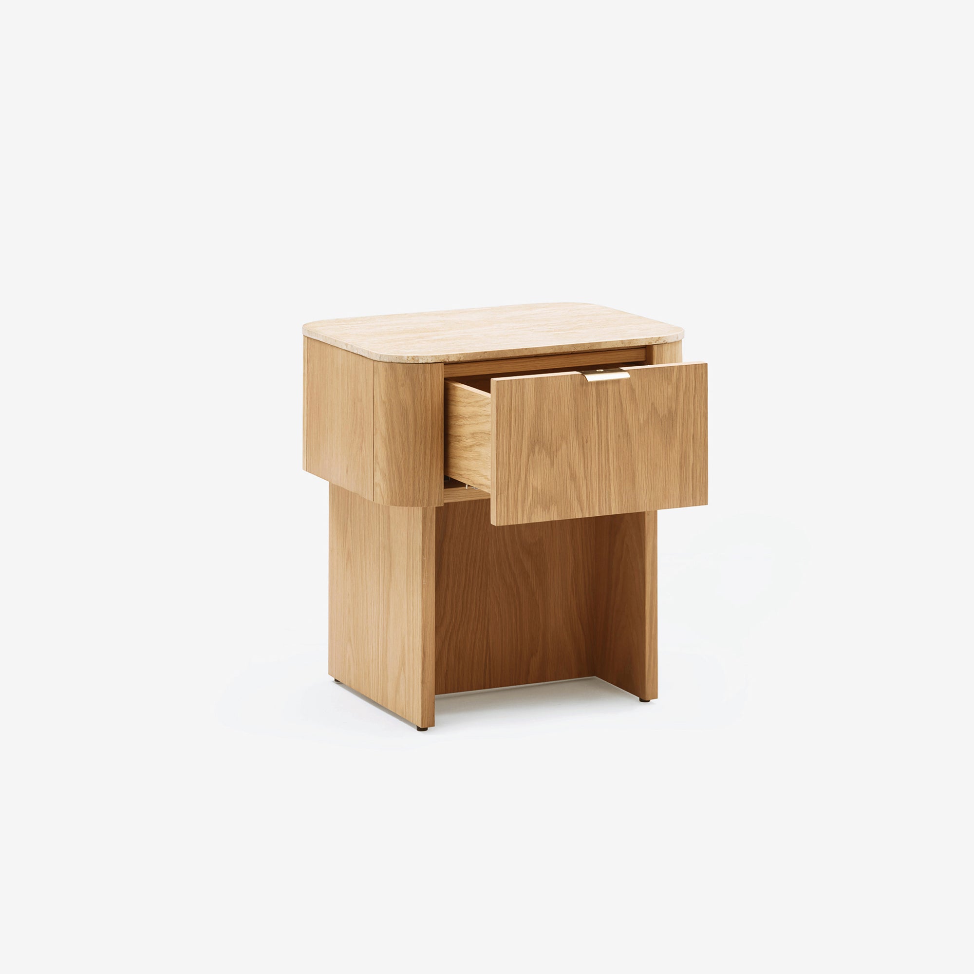 Tivoli Bedside Table - Oak