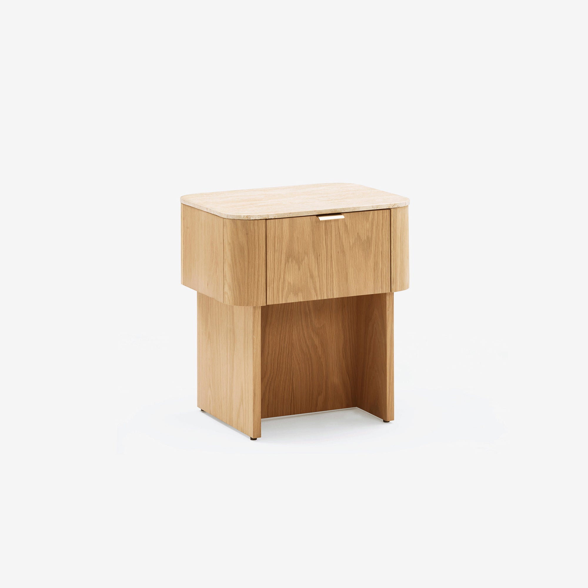 Tivoli Bedside Table - Oak