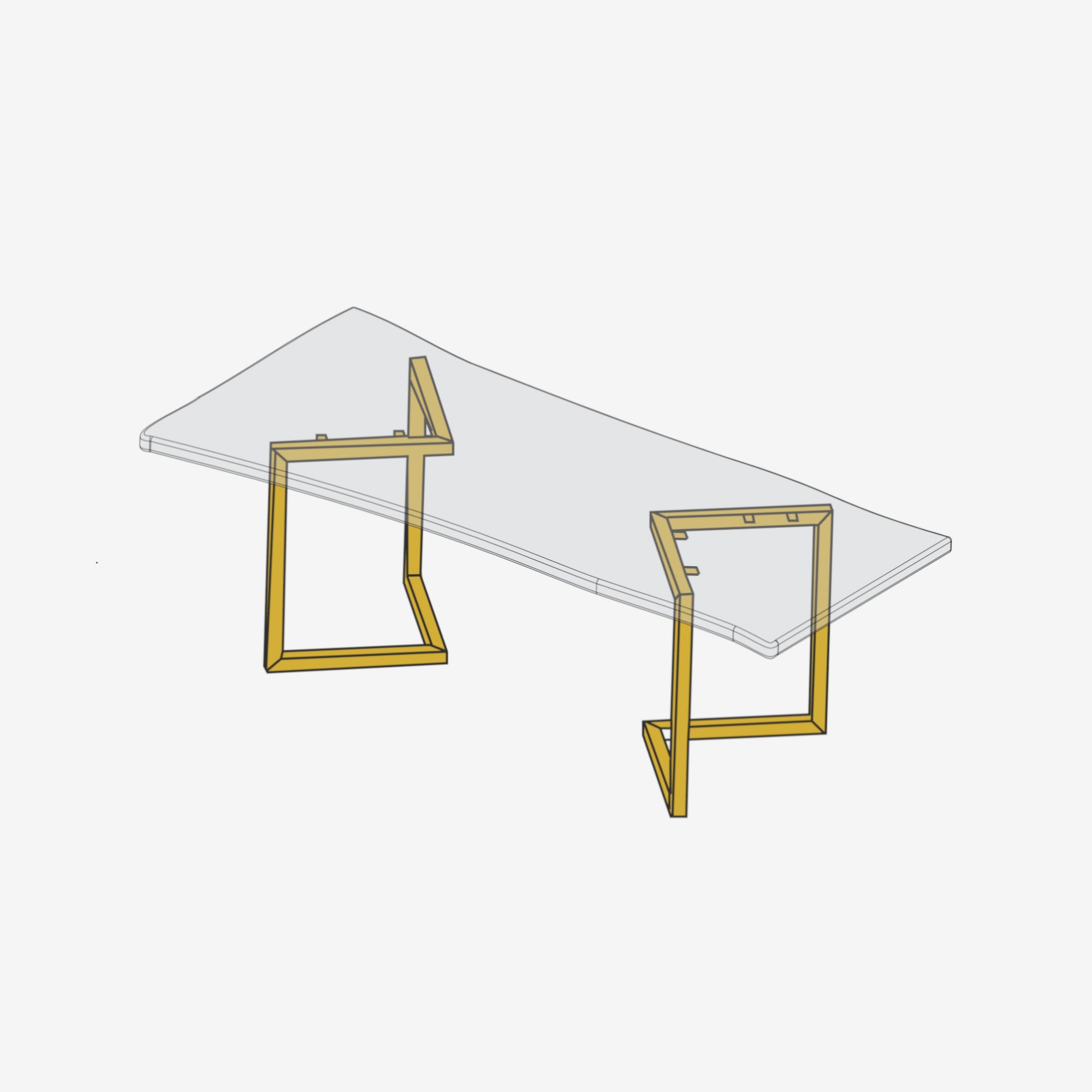 Rios Legs - Brass