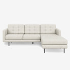 Arya Reversible L-Shaped Fabric Sofa Sand Right