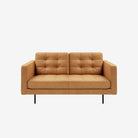 Arya 3 Seater Leather Sofa Kansas Cognac