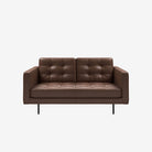Arya 3 Seater Leather Sofa Natural Brown