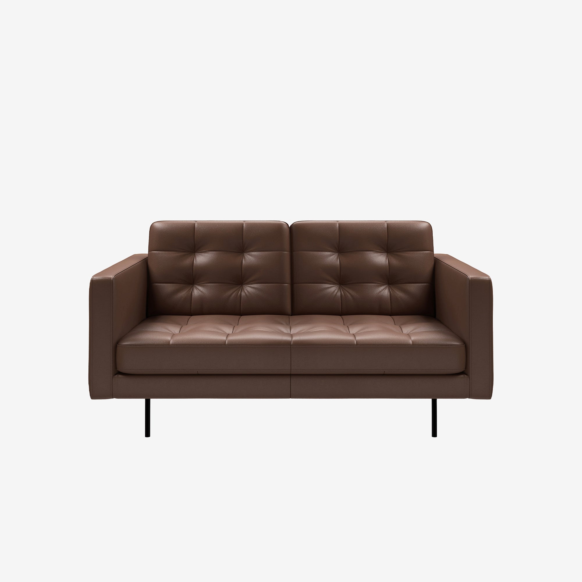 Arya 3 Seater Leather Sofa Natural Brown