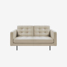 Arya 3 Seater Leather Sofa Rio Light Taupe