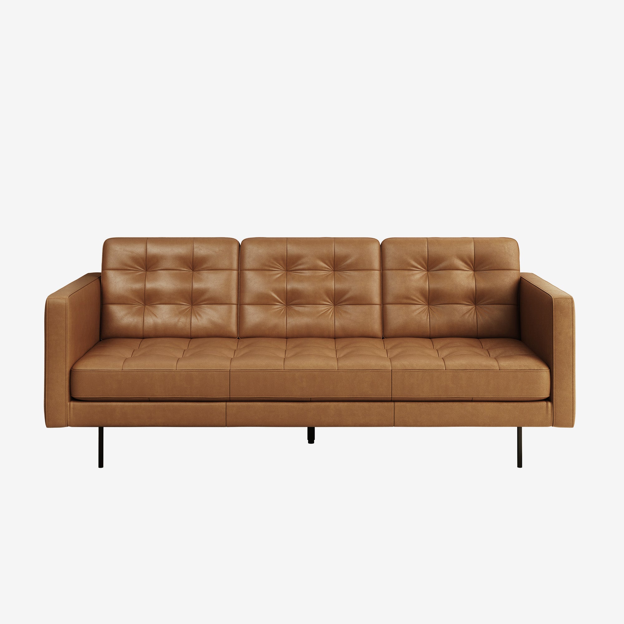 Arya 3 Seater Leather Sofa Chester Cocoa