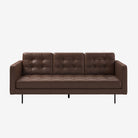 Arya 3 Seater Leather Sofa Chester Walnut