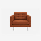 Arya Fabric Armchair Terracotta