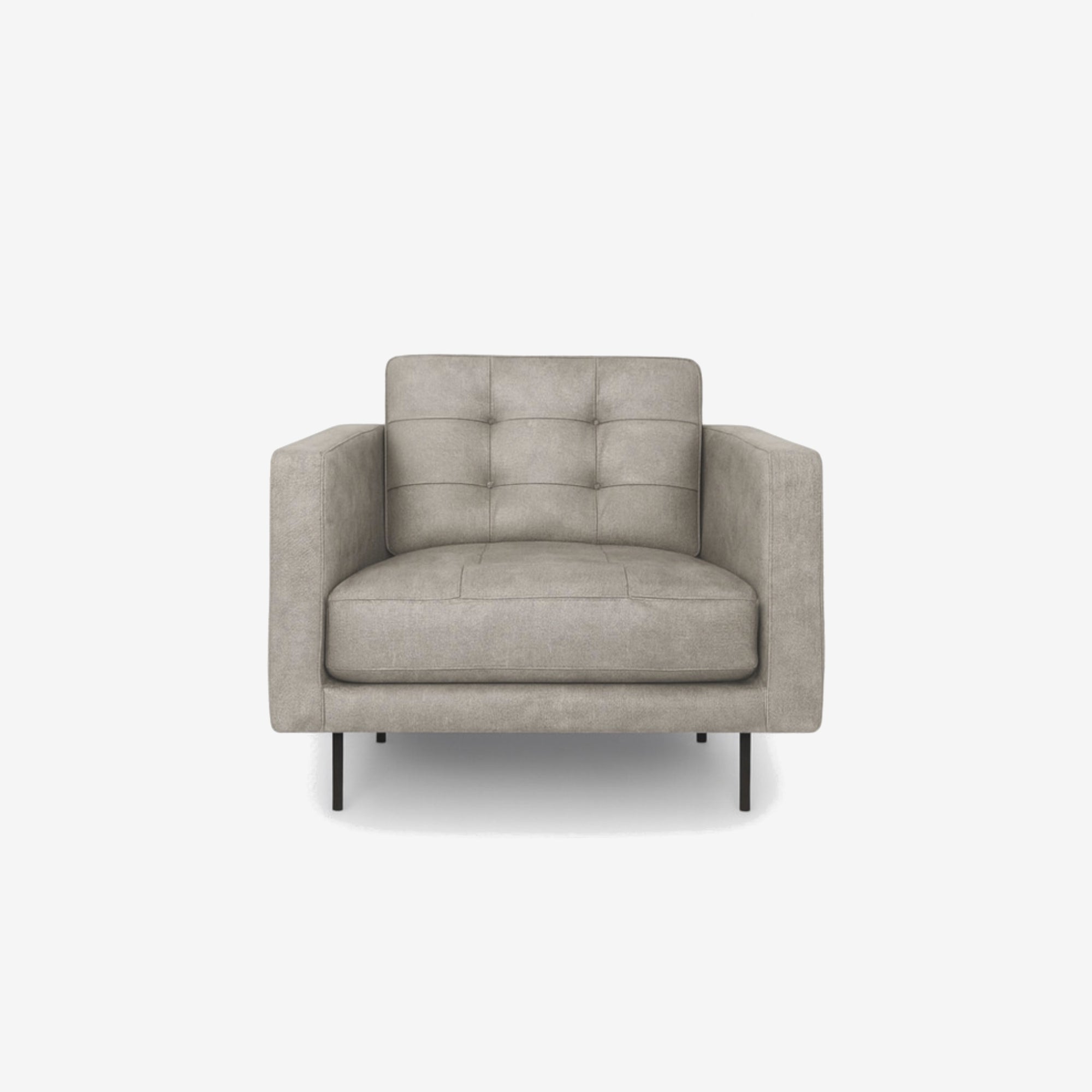Arya Leather Armchair Chester Haze
